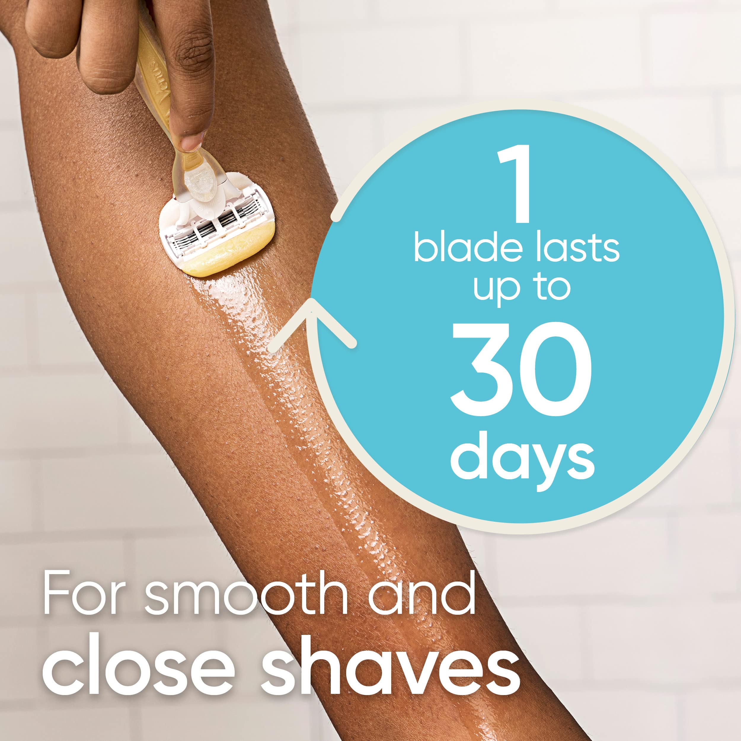 Gillette Venus & Olay Women's Razor Blade Refills, 6 Count (Product Size May Vary), Womens Razors / Blades