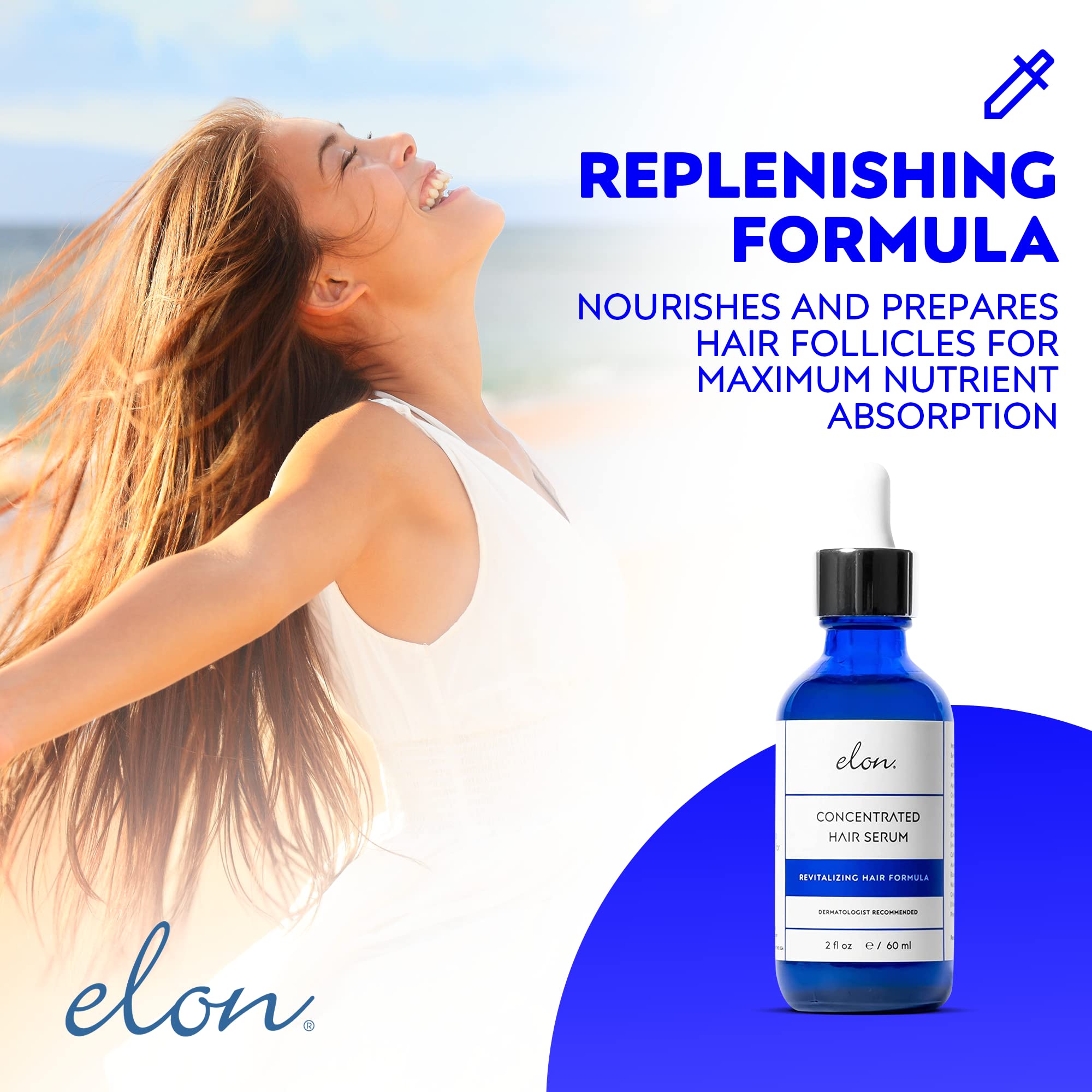 Elon Thinning Hair System Concentrated Serum 1.5 fl oz.
