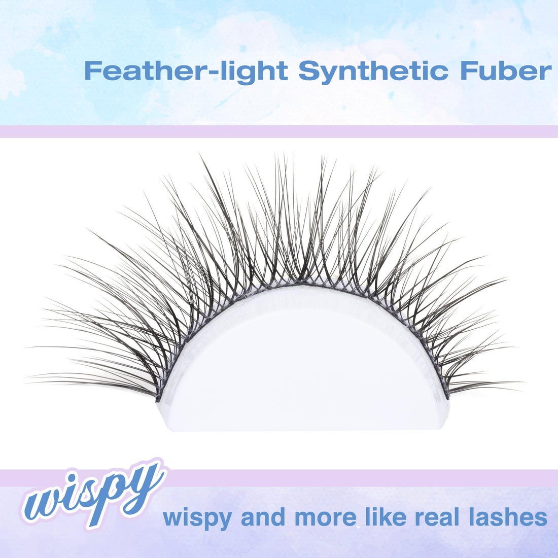 Natural Lash Clusters Wispy Eyelash Clusters C-curly DIY Lash Extension 10-16MM Cluster Eyelash Extension Individual Lashes Thin Lash Band by Newcally