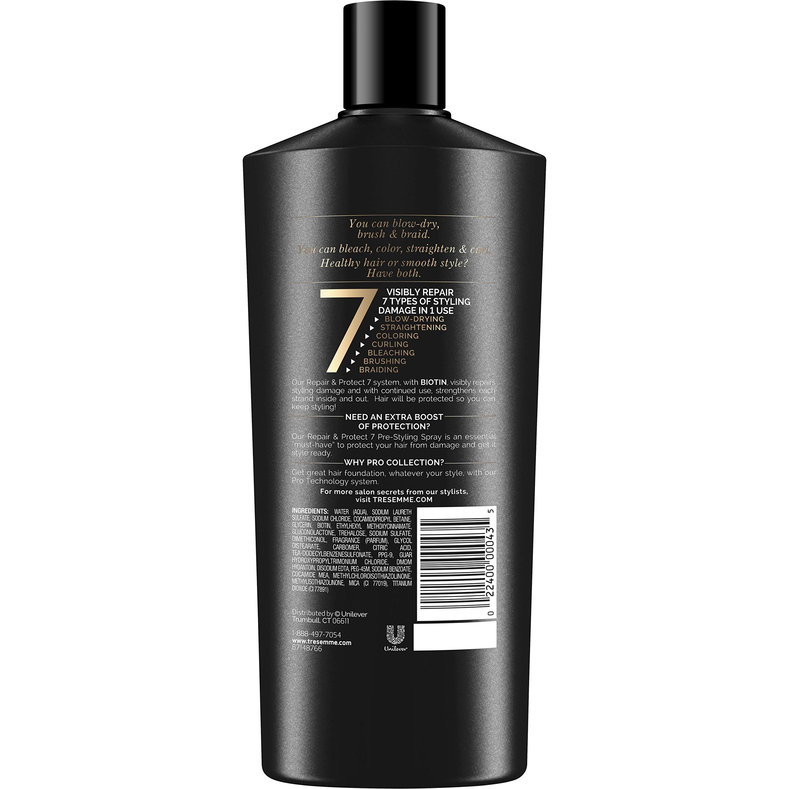 TRESemmé Shampoo, Repair & Protect, 22 oz