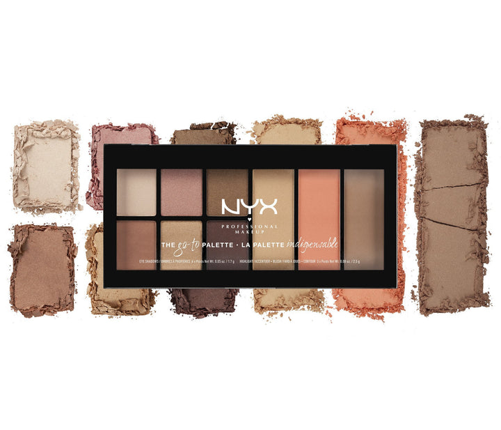 Nyx Professional Makeup Go To Palette, Wanderlust, 17.7g
