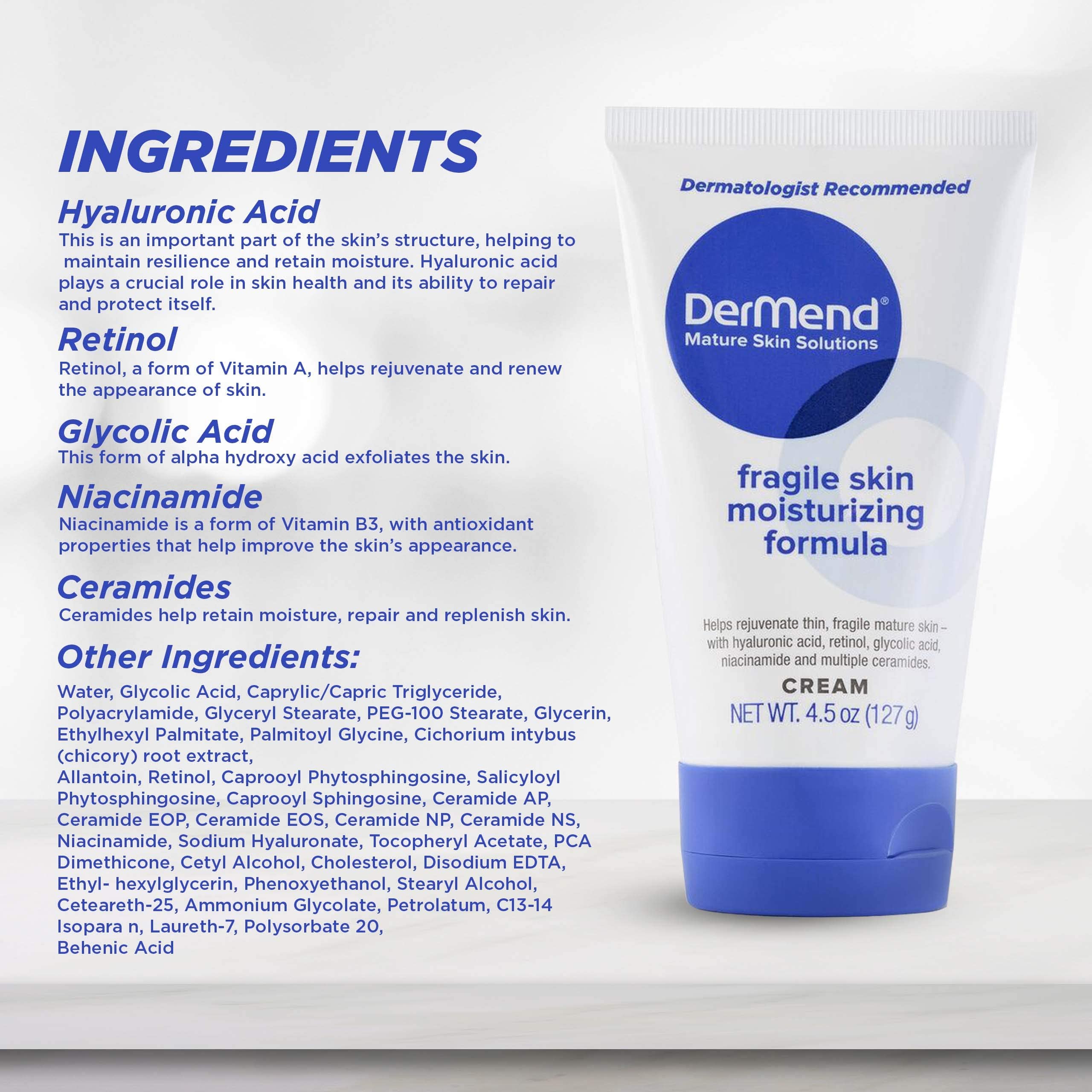 Dermend Fragile Skin Moisturizing Formula Cream