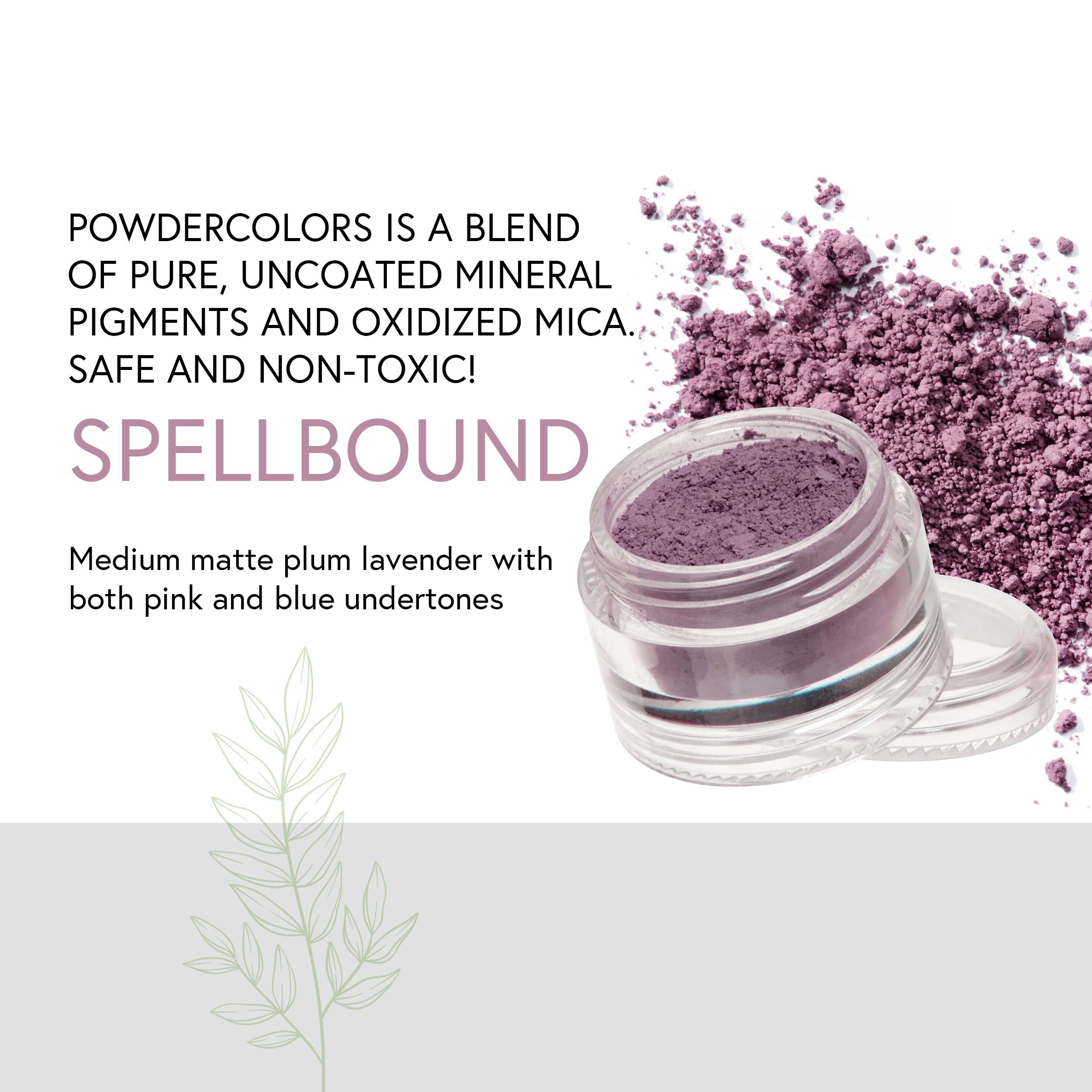 Honeybee Gardens Spellbound PowderColors Stackable Mineral Color Eye Shadow
