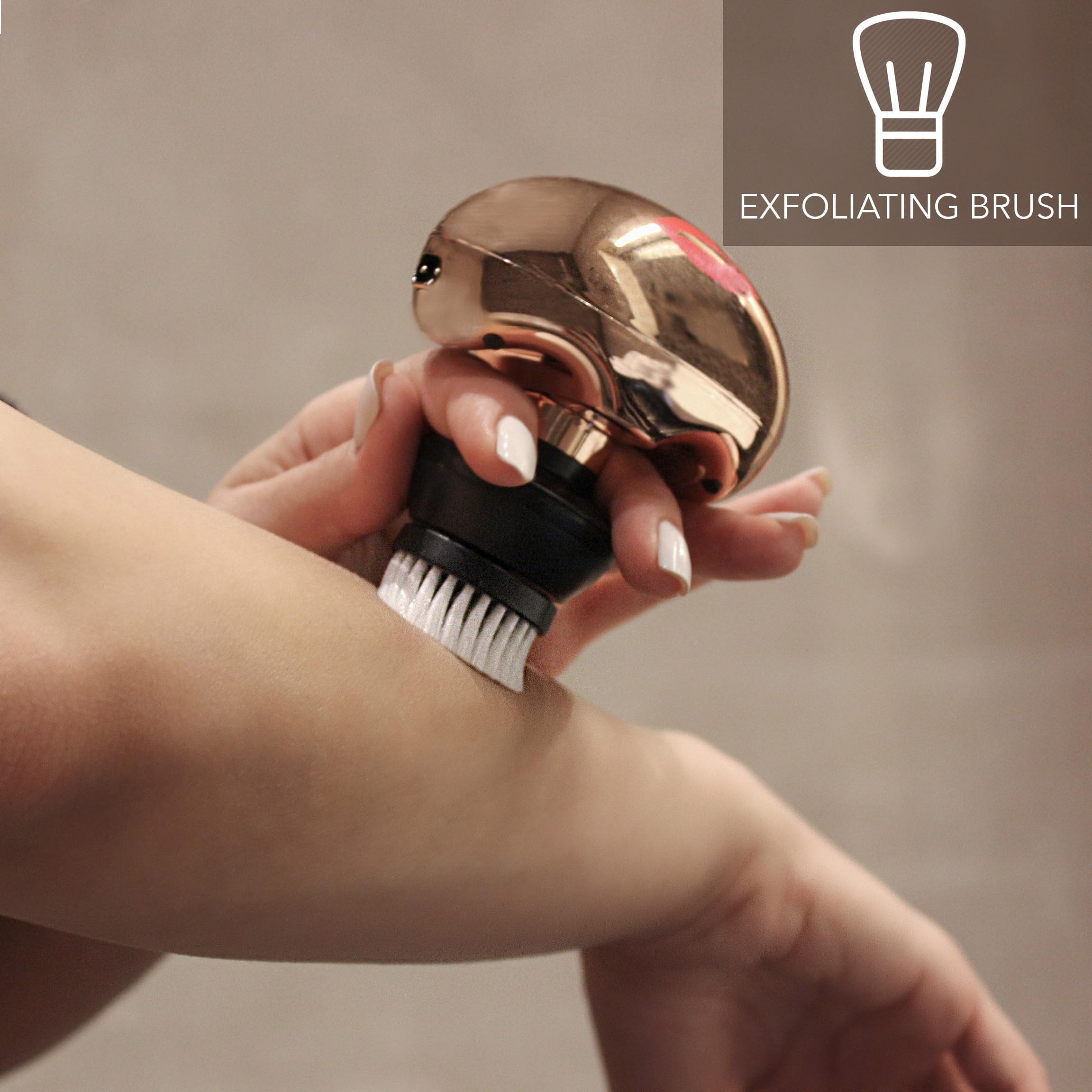 Skull Shaver Body Exfoliating Brush Attachment Skin Cleansing Brush for Pitbull, Palm and Butterfly Kiss Shavers