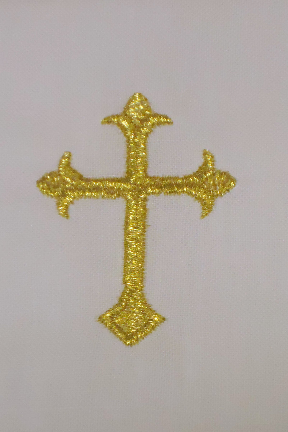 Baby Baptism Cloth with Gold Cross