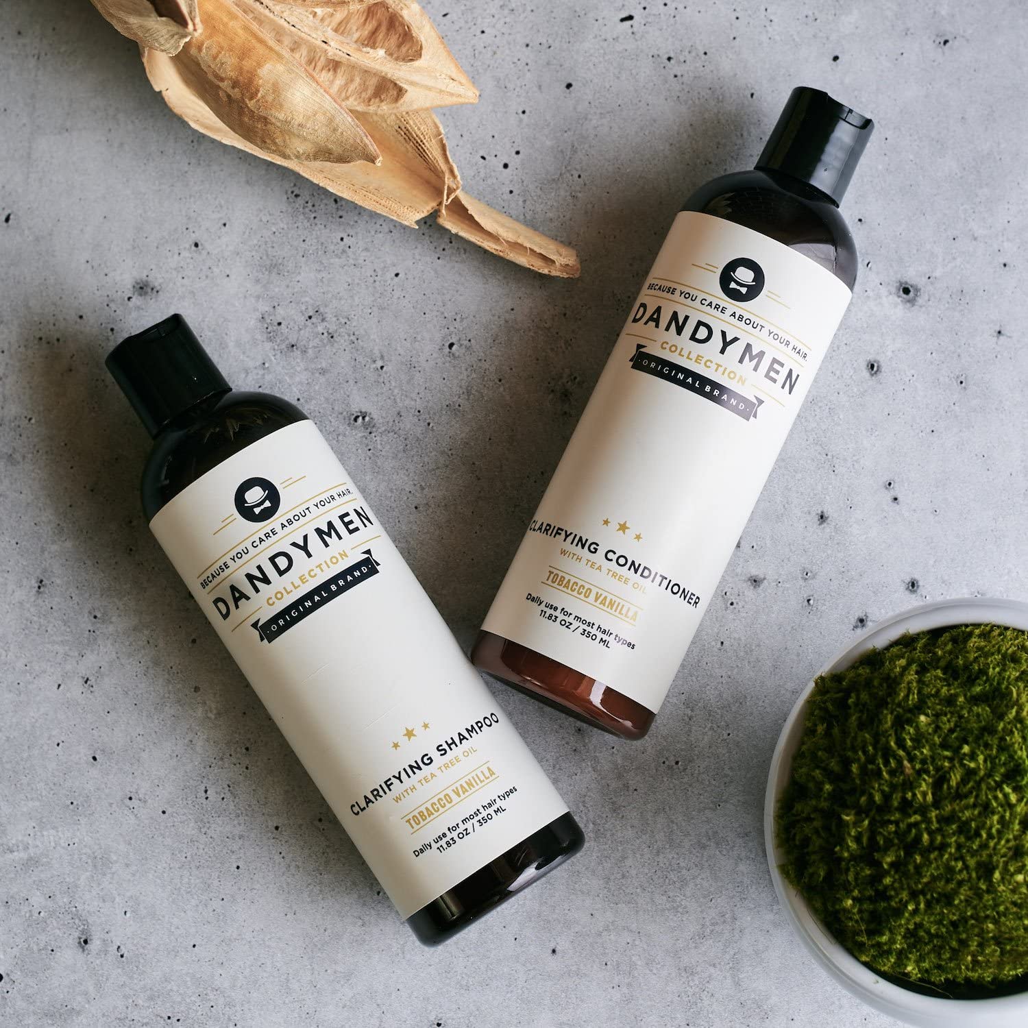 Dandymen Clarifying Shampoo with Tea Tree Oil 11.83 oz