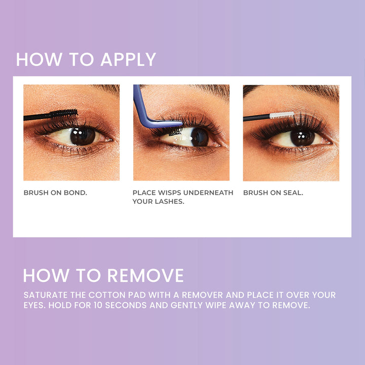 KISS Falscara DIY Eyelash Extension Remover with Natural Rosewater – Gentle Soothing Nourishing Eye Cleanser for Removal of Artificial False Synthetic Eyelashes, Lash Wisps, and Bond & Seal Adhesive