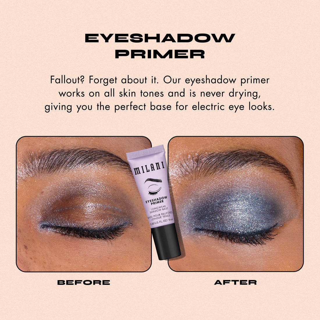 Milani Eyeshadow Primer - Nude (0.3 Fl. Oz.)