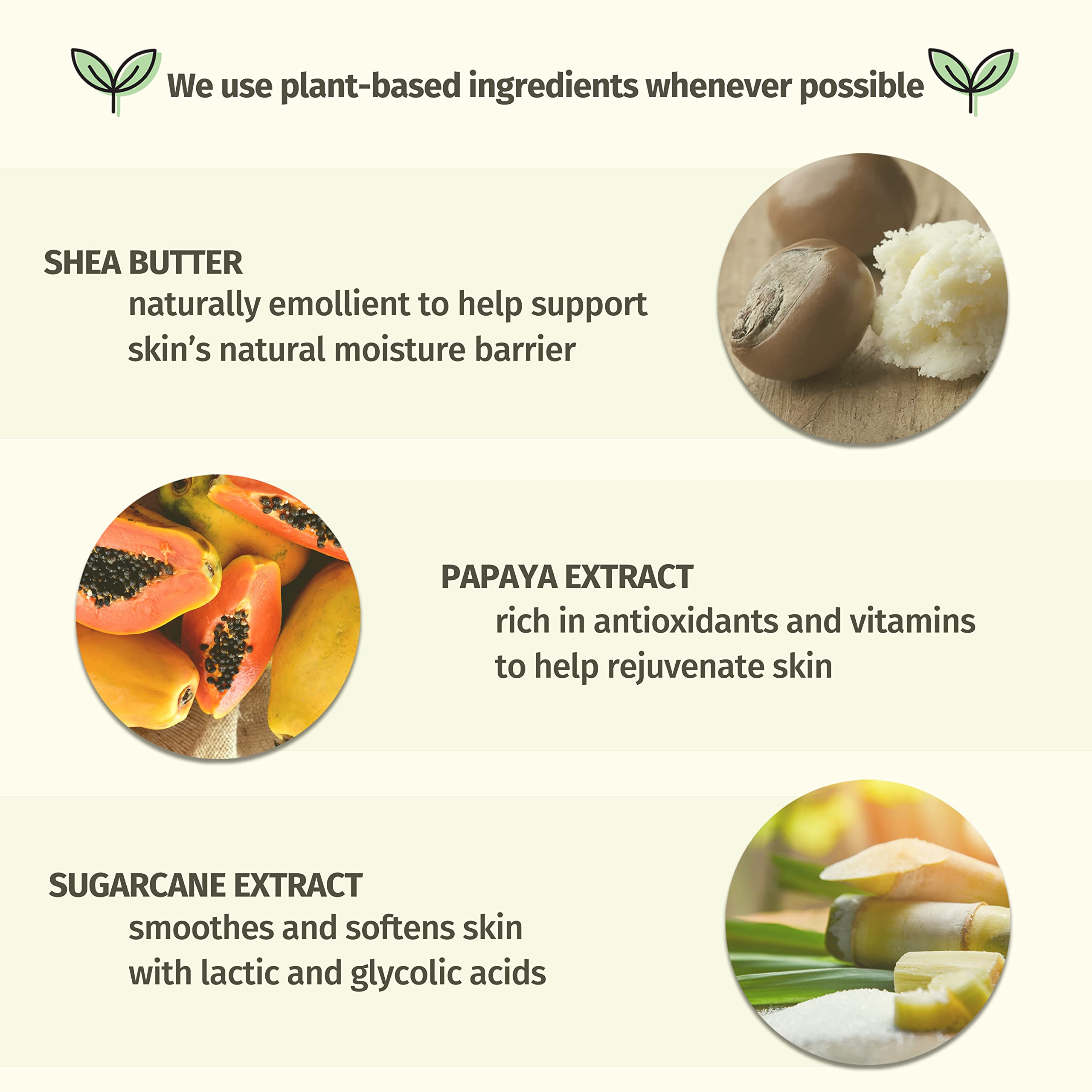 Hempz Herbal Body Moisturizer, Sugarcane & Papaya, 2.25 Ounce