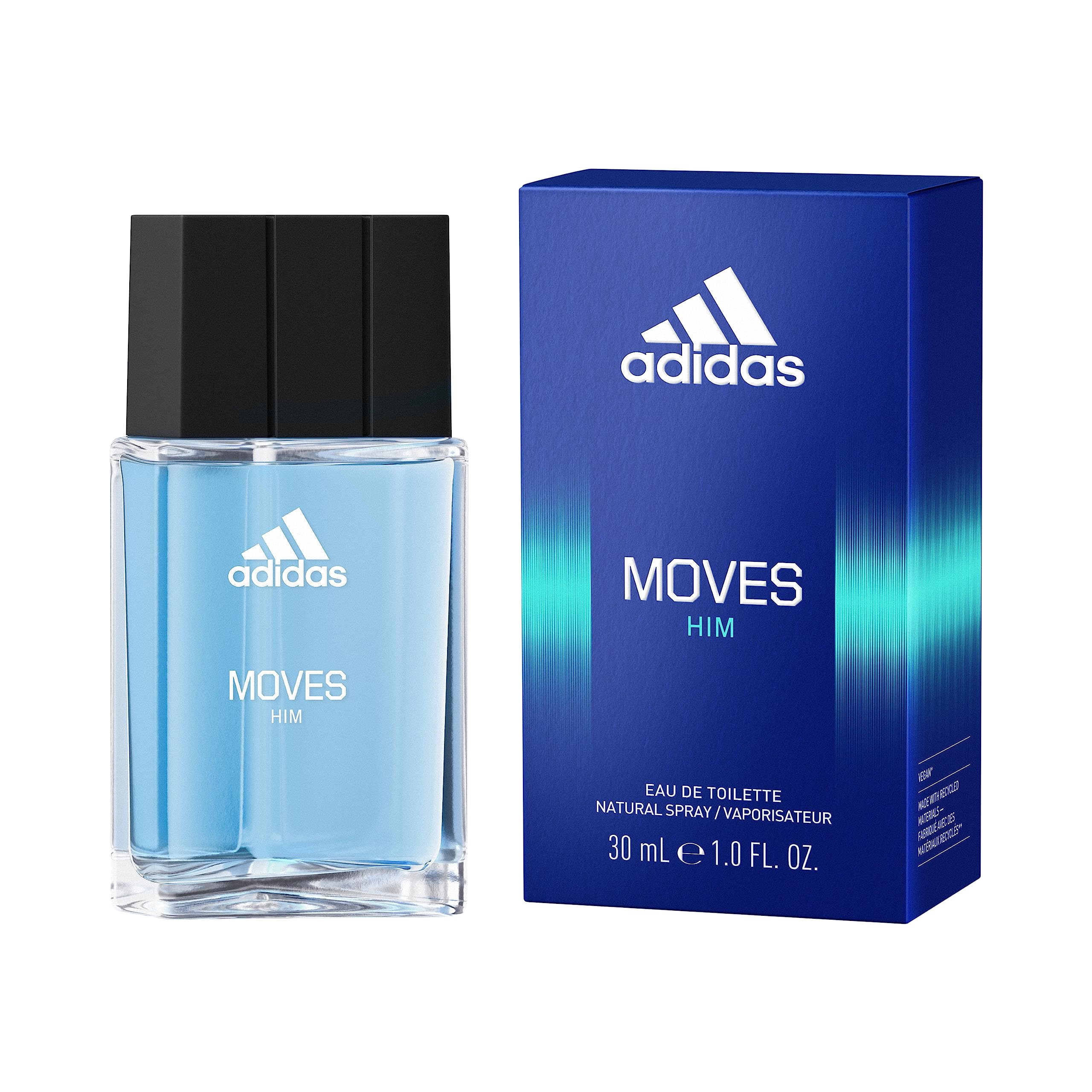 Adidas Moves By Adidas For Men. Eau De Toilette Spray 1.0 Oz / 30 Ml