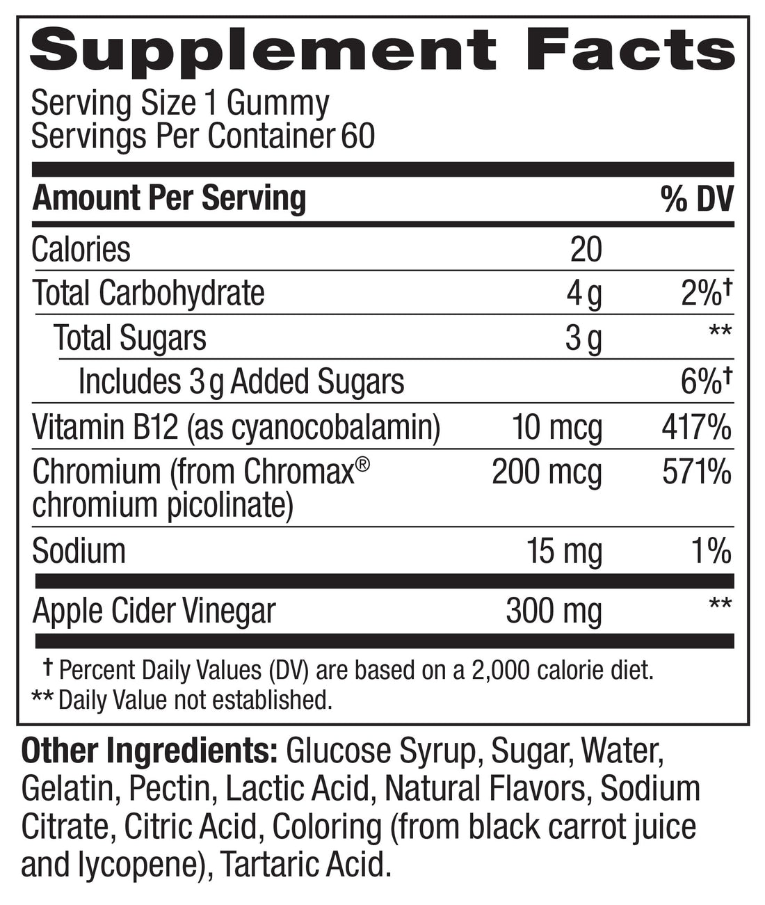 OLLY Metabolism Gummy Rings, Metabolism and Cellular Energy Chewable Supplement,* Apple Cider Vinegar, Vitamin B12, Chromium Picolinate, Apple Flavored, 60 Day Supply - 60 Count