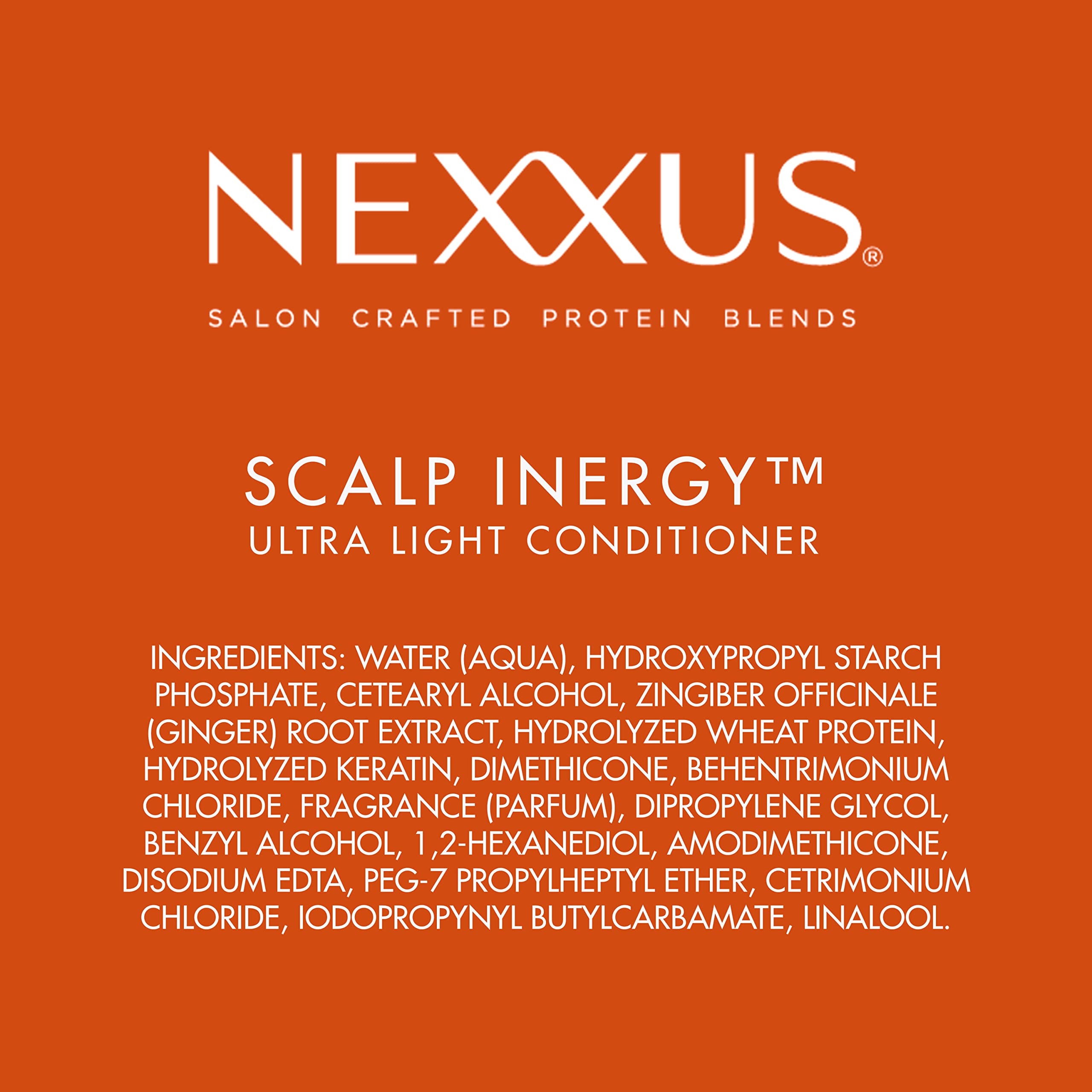 Nexxus Scalp Inergy Ultra-Light Conditioner For Volume, Lightweight Clarifying 8.5 Oz