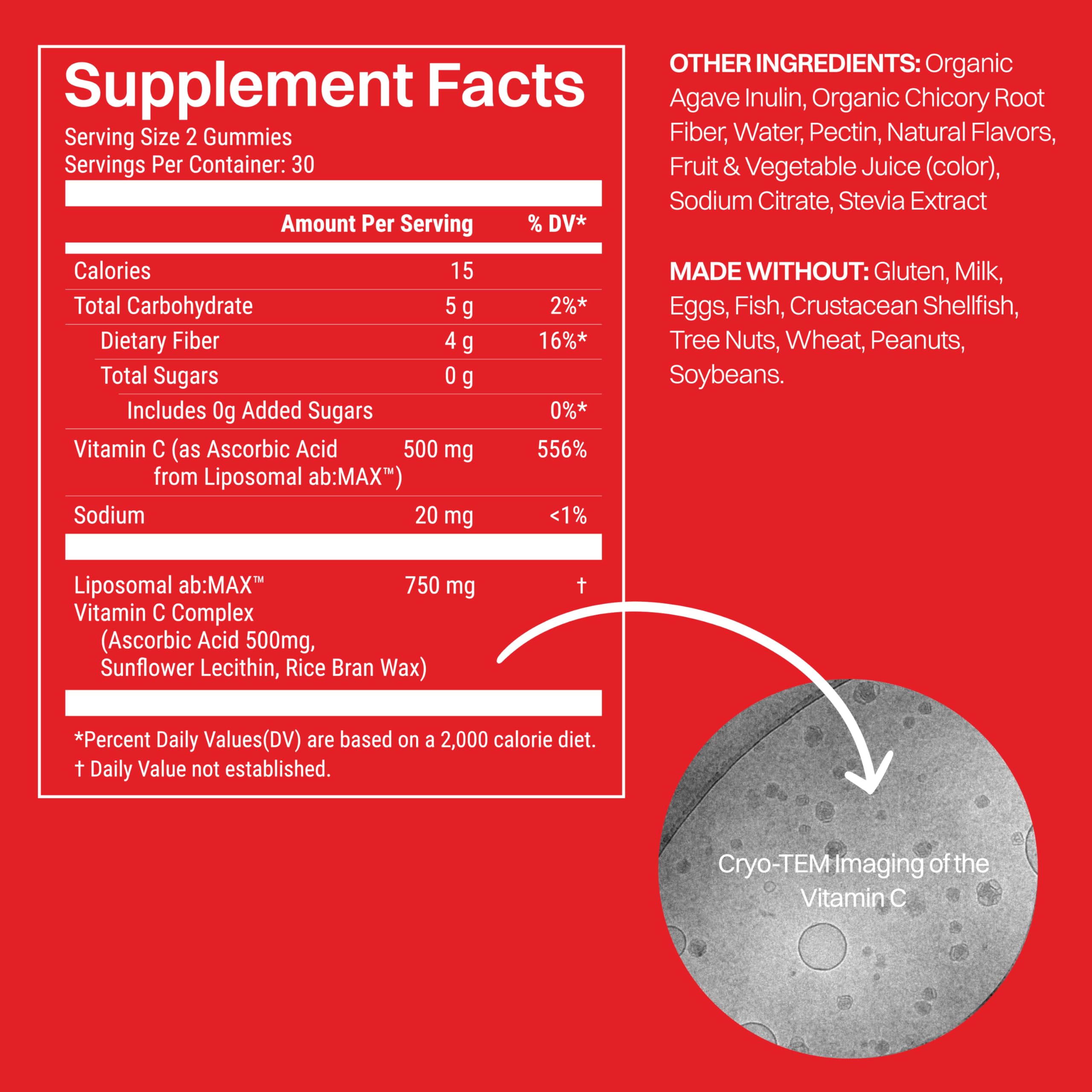 Haroutine Liposomal Vitamin C Sugar-Free Gummies - 500mg, 60 Gummies, 30 Servings, Immunity Booster, Collagen Support, Antioxidant, Eco-Friendly Jar- Strawberry Guava Flavor