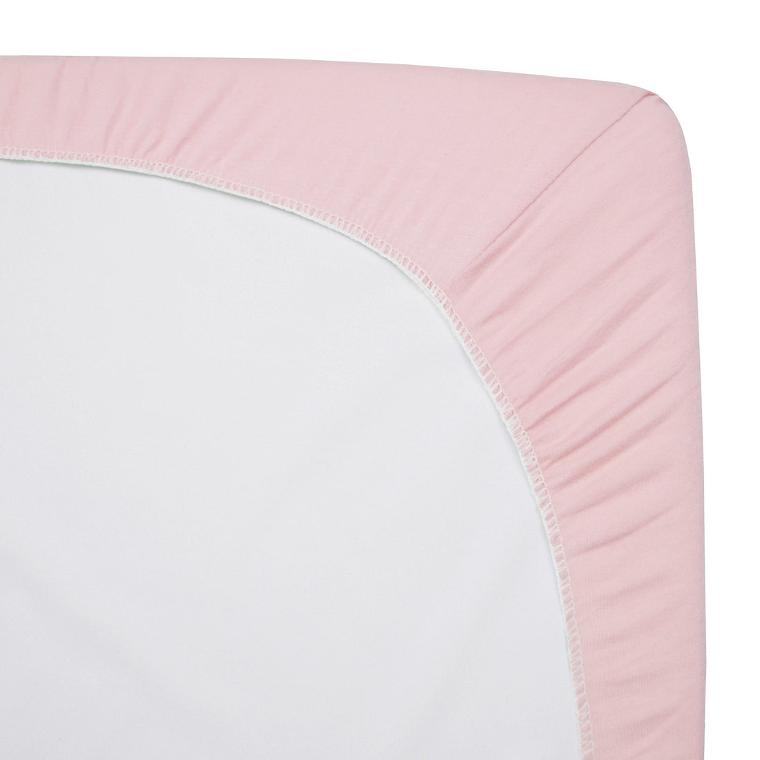American Baby Company 15 x 33 Fitted Bassinet Sheet, 100% Natural Cotton Jersey Knit, Pink, Soft Breathable, for Girls