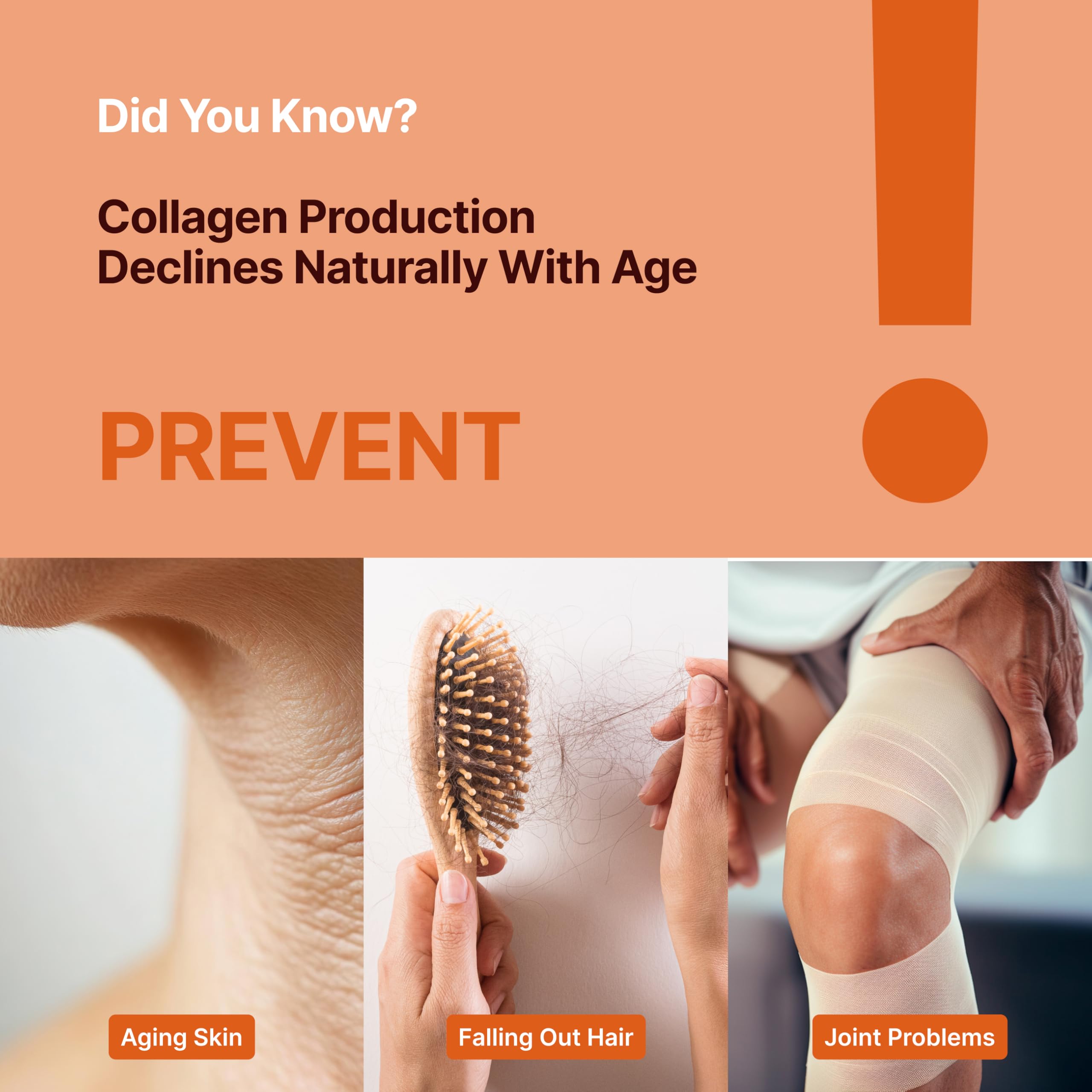 Sugar-Free Marine Collagen Gummies (90 Collagen Chews) Potent 500mg Collagen Gummy for Hair Growth, Healthier Skin & Nails, Pore Reducer & Elasticity Hydrolyzed, Gluten Free, Non-GMO, Orange Flavor