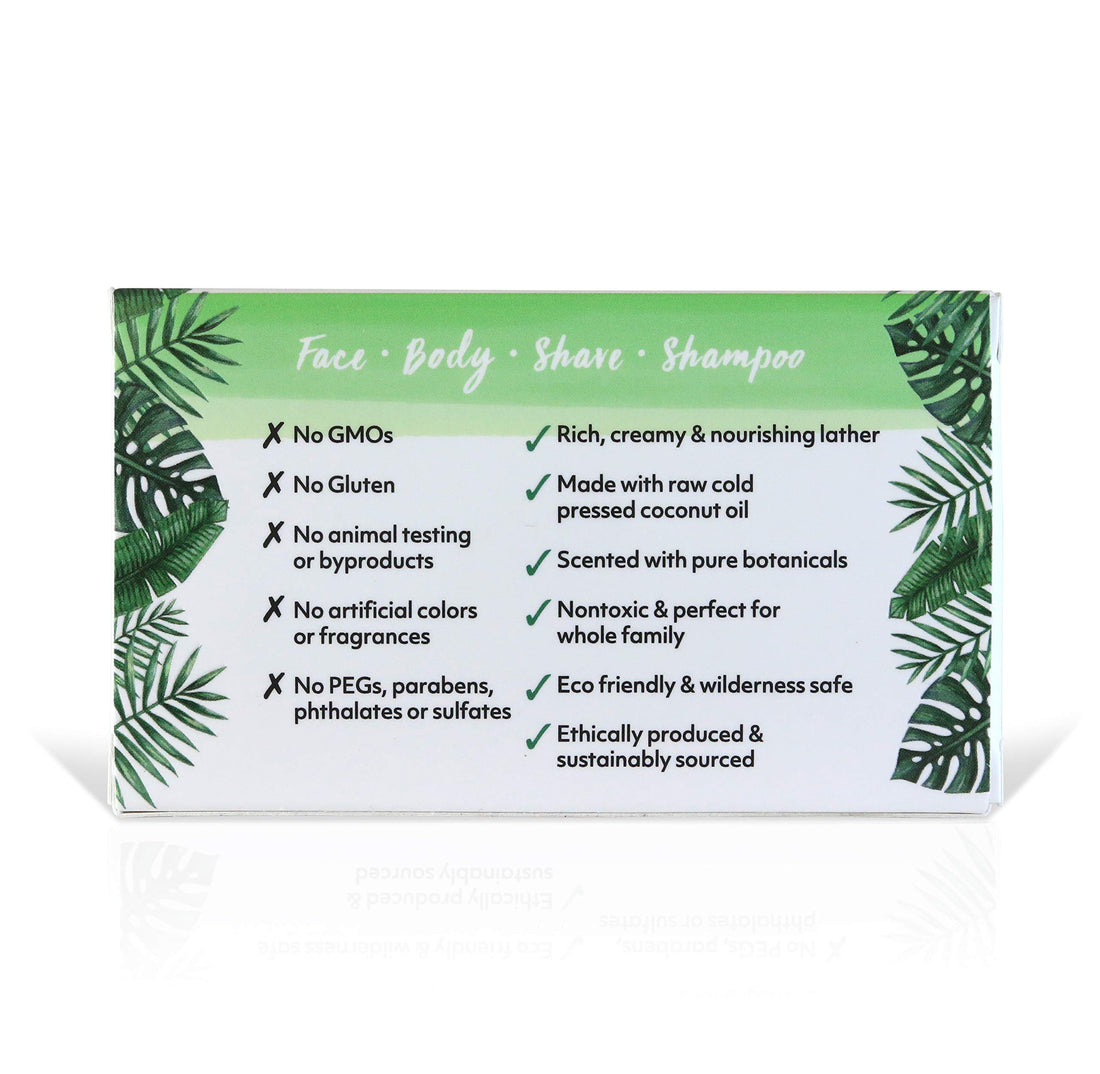 Organic Fiji Coconut Oil Soap, For Face and Body, Cucumber Melon, 7-Ounces by Organic Fiji