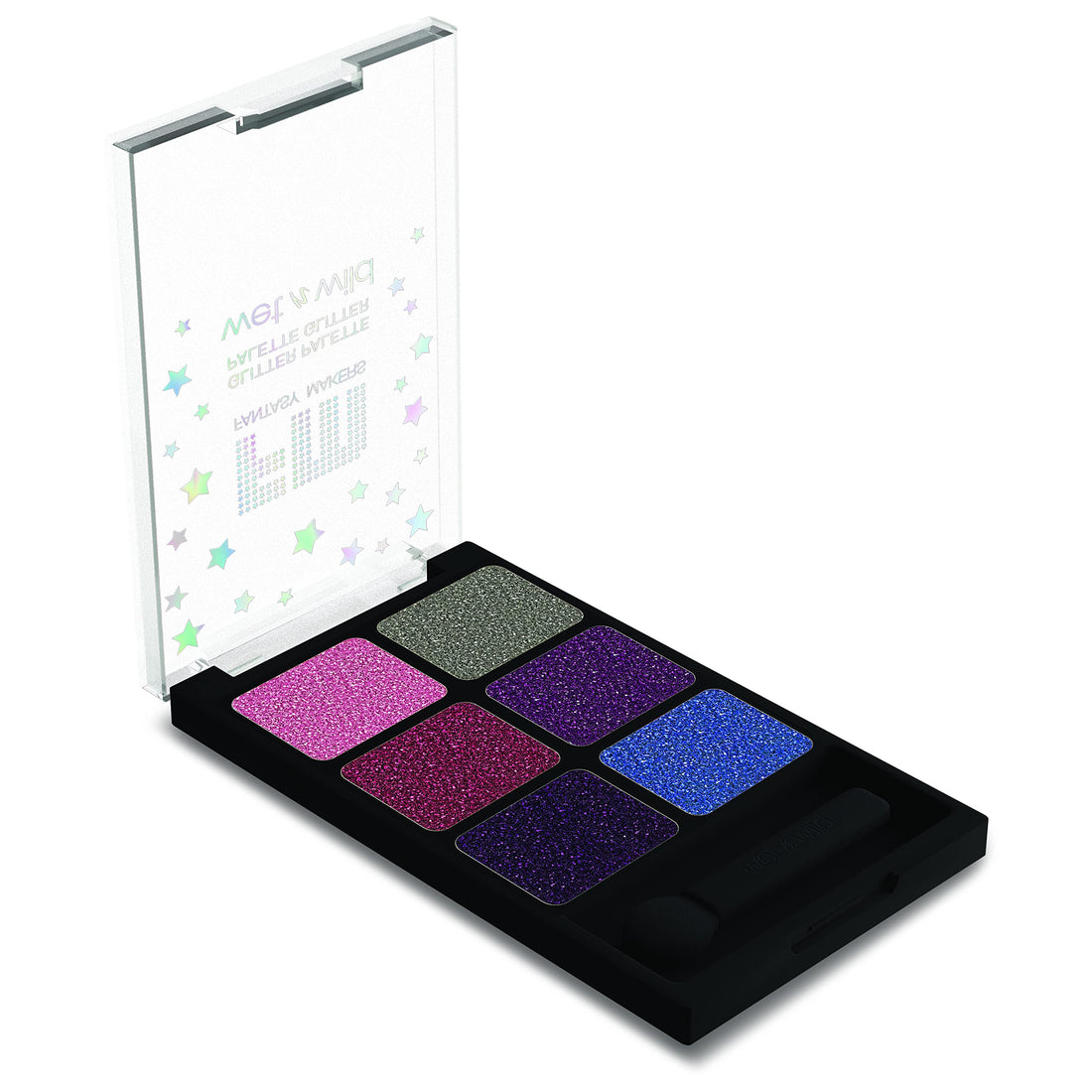 wet n wild Fantasy Makers Glitter Eyeshadow Palette, Long Wearing Shimmering Brilliance, Creamy Texture, 6 Complementary Shades, Cruelty-Free - Rest in Pink