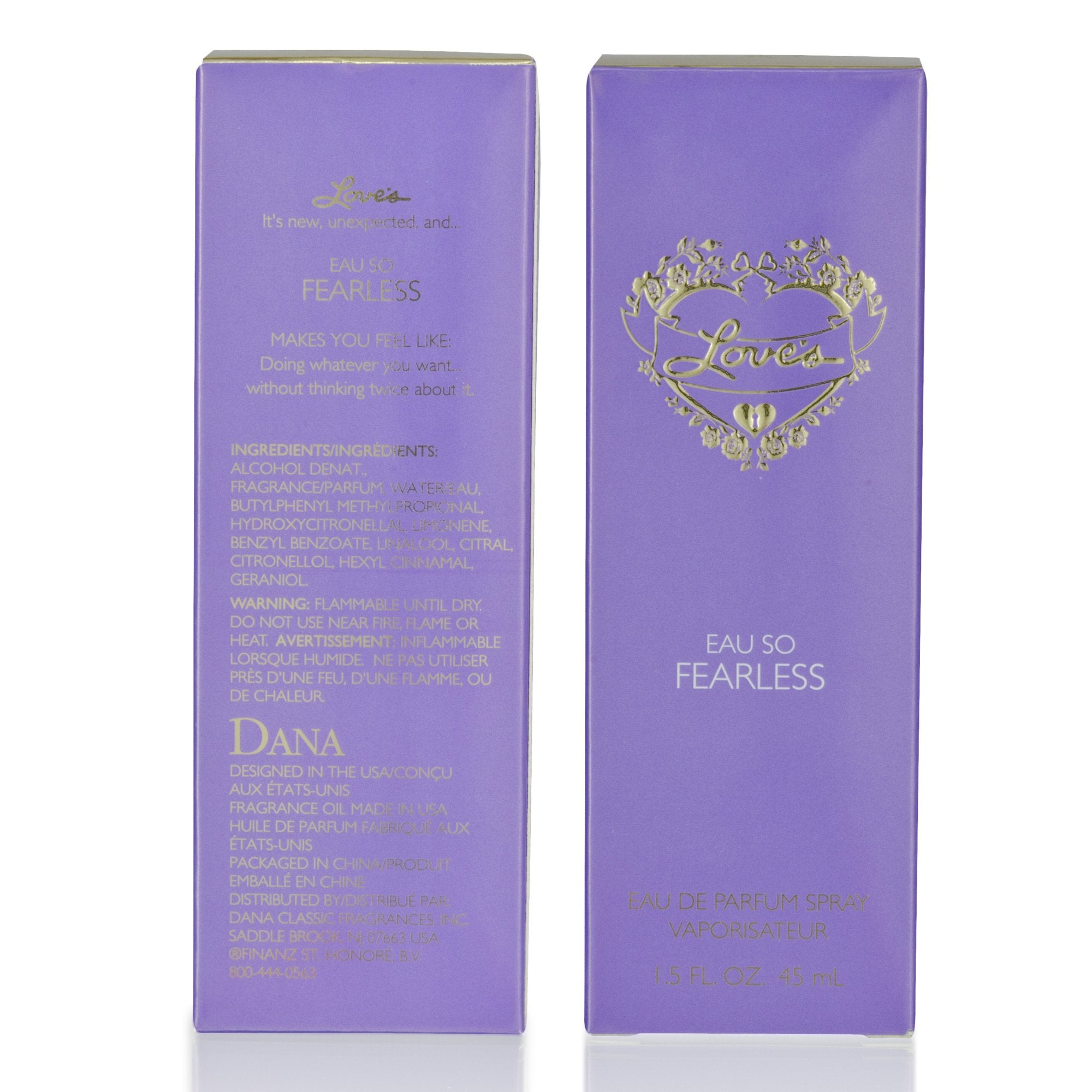 EAU SO LOVES So Fearless Eau De Parfum Spray By Dana Classic Fragrances, 1.5 Fl. Oz. by Dana Classic Fragrances