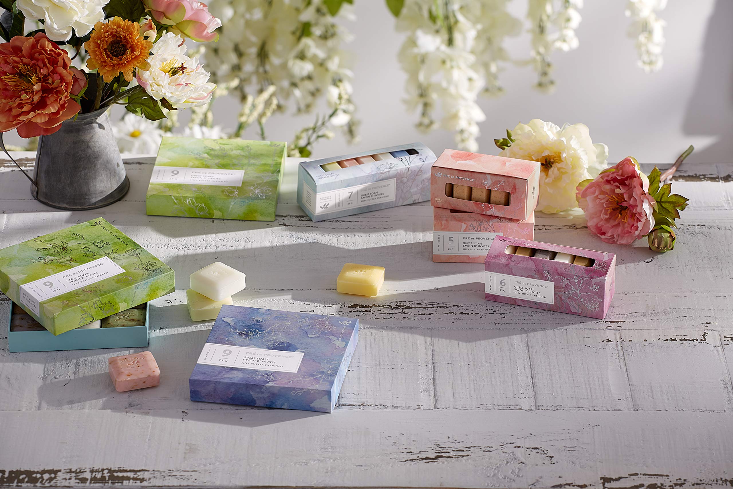 Pre De Provence Luxury 25g Guest Gift Soap (Set of 6) - Assorted Soaps (EG, LV, CT, SG, LT, VE, HA, TI, WG)