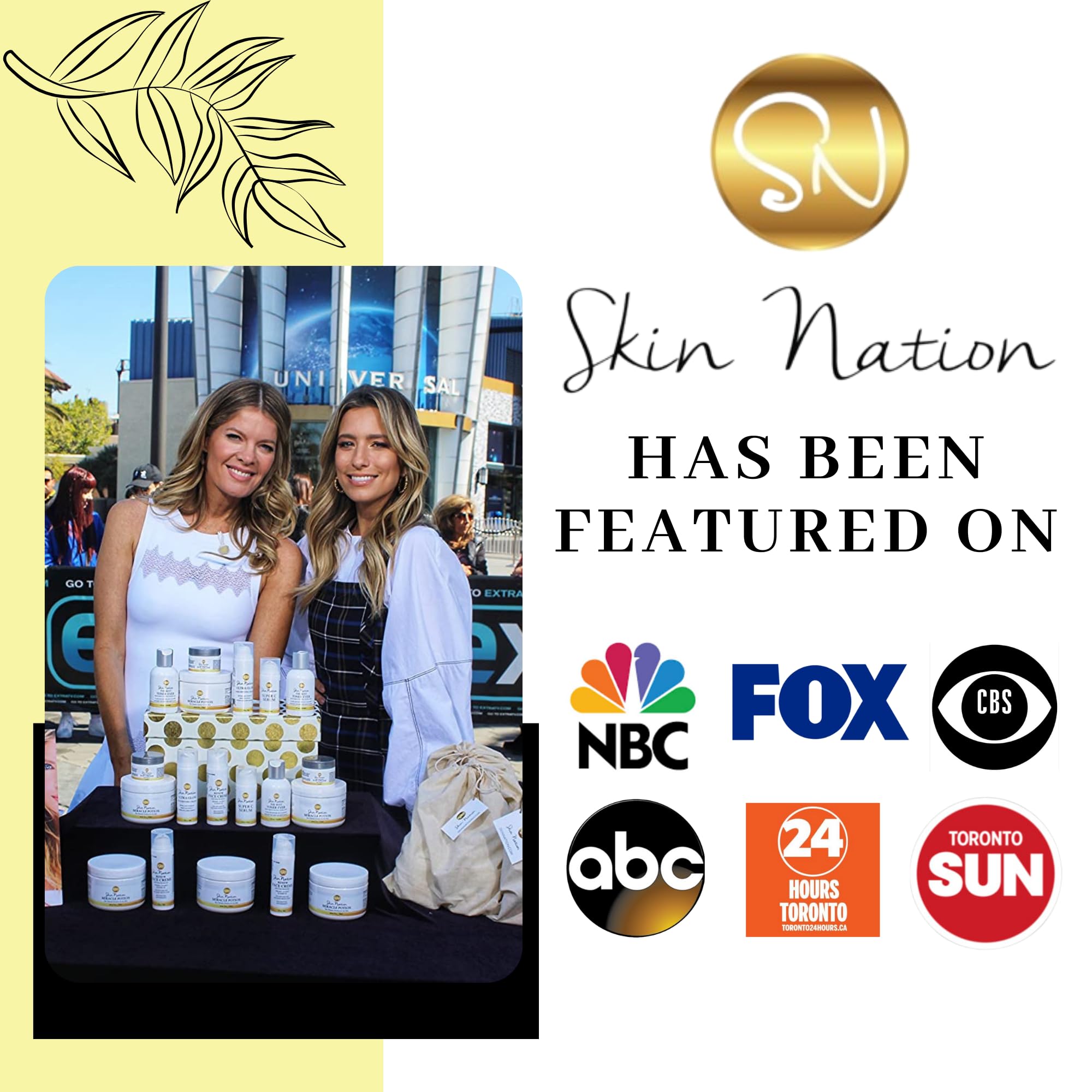 The Best Facial Toner Ever | with Organic Natural Ingredients - Orange Blossom Water & Tea Tree Toner for Face - Anti Aging Aloe Vera, Pore Refining & Hydrating | Skin Nation by Michelle Stafford