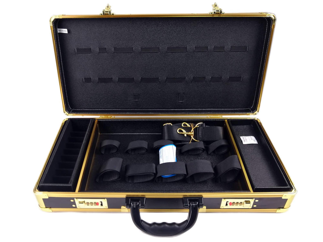 Barber box L22 xW3.9 xH10.6 inches golden color