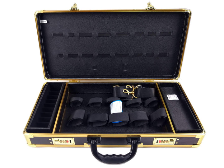 Barber box L22 xW3.9 xH10.6 inches golden color