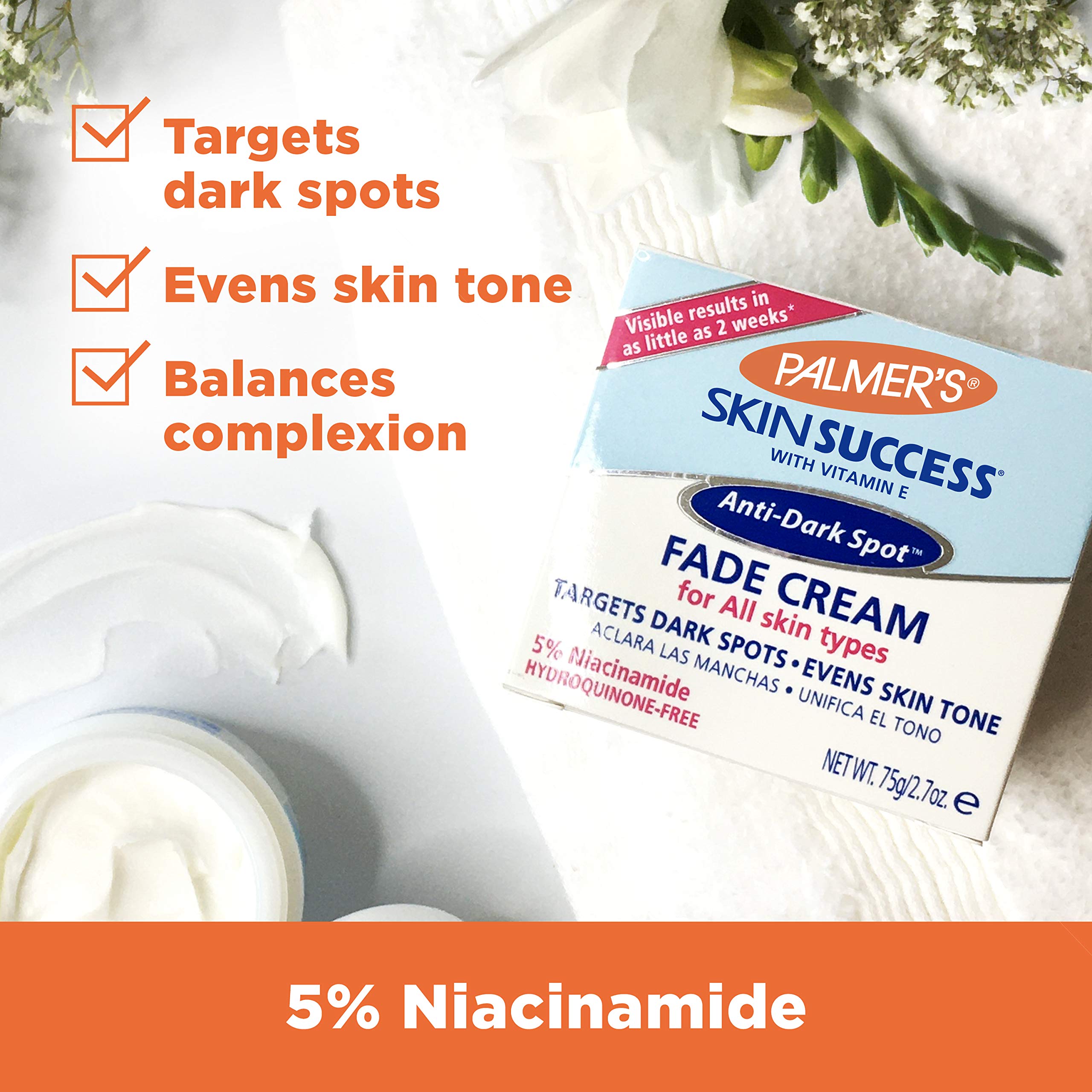 Palmer's Skin Success Anti-Dark Spot Fade Cream for Dry Skin, 4.4 Ounce