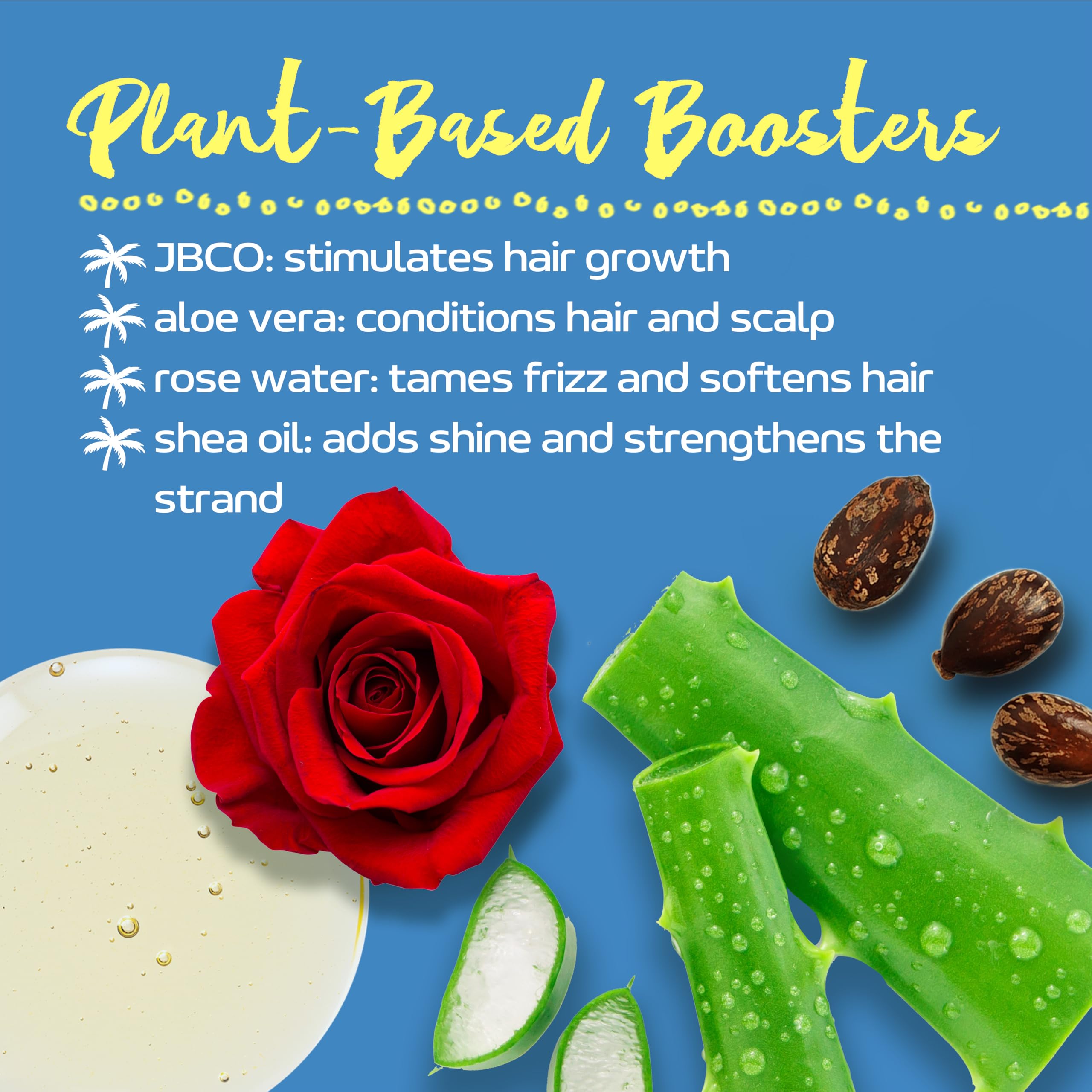 Hair Gro Cleansing Hydrating Conditioner 237ml - Aloe Vera, Rose Water for Nourishing and Softening the Hair, Shea Oil to Help Moisturize and Repairs Damaged Hair, Paraben Free, Sulfate Free