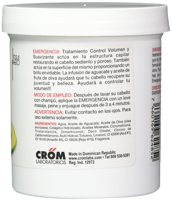 Toque Magico Emergencia Volume Control and Softening Deep Acting Mask, 16 Ounce