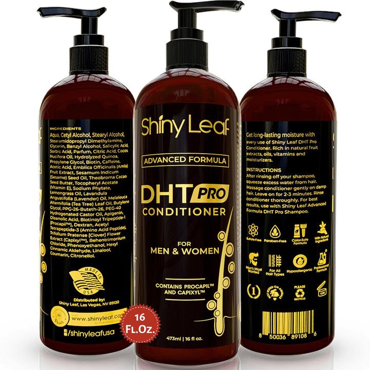 Shiny Leaf DHT Pro Conditioner - Advanced Formula with Procapil and Capixyl, DHT Blockers and Natural Extracts, Hair Loss Conditioner For Women And Men, 16 Fl. Oz