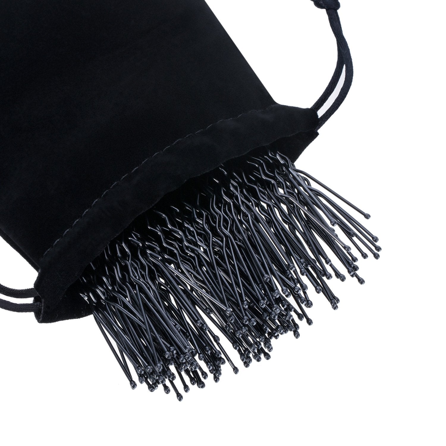 100 Pack of Bun Hair Pins U Shaped Pins with Box and Storage Bag, Black Hair Pins (6 cm)