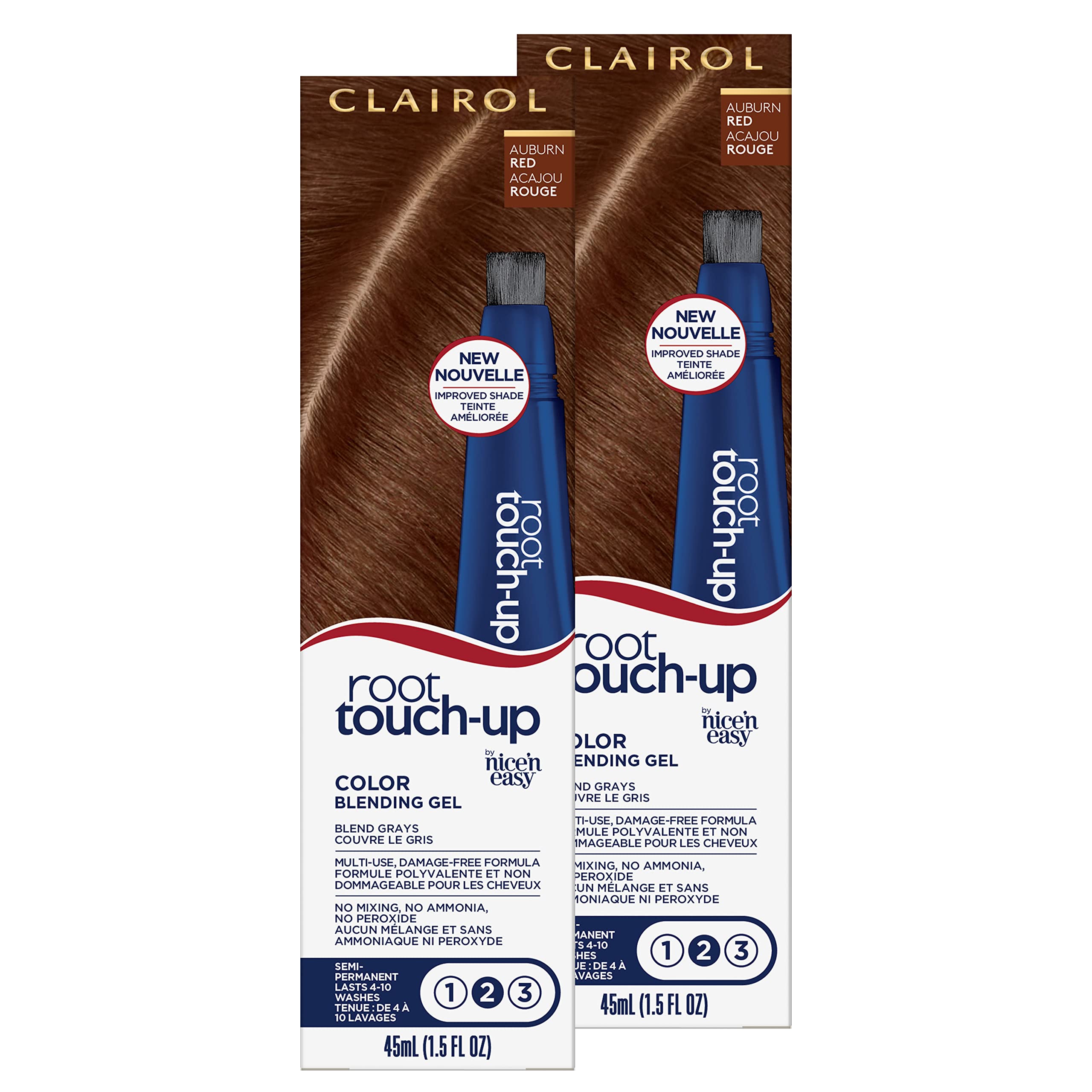 Clairol Clairol Root Touch-Up Color Blending Gel, 5r Auburn Red, 2 Count, 1.5 Fl Oz