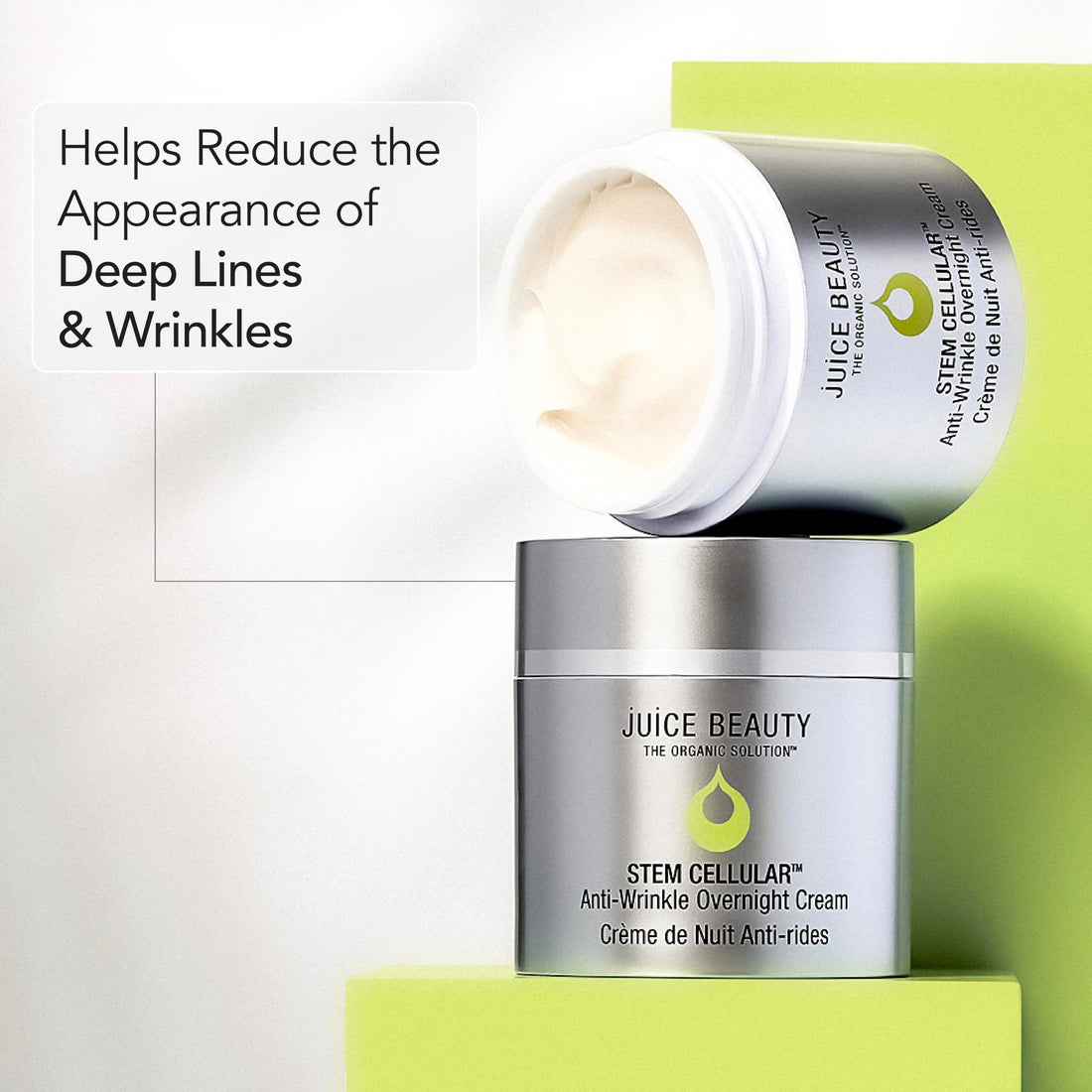 Juice Beauty Stem Cellular Anti-Wrinkle Overnight Cream, 1.7 Fl Oz