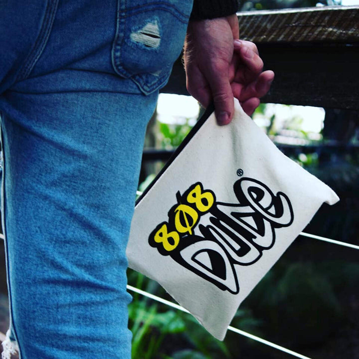 808 Dude Skincare Kit for Teens. Shampoo & Body Wash, Face Wash & Deodorant with Eco-Friendly Cotton Toiletry Bag