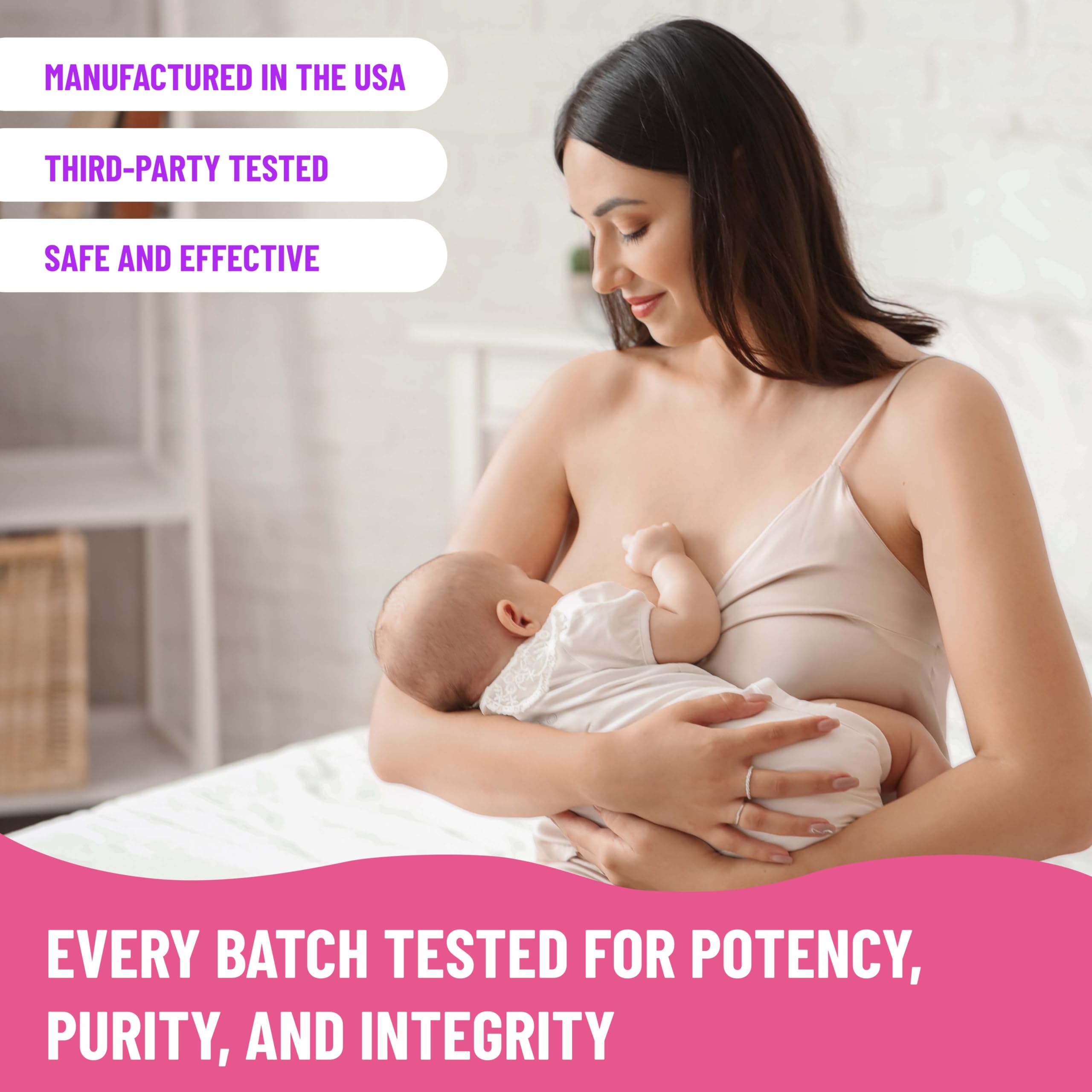 Mama's Select Postnatal Vitamins – Boosts Hair Recovery, Milk Supply, & Wellness – Allergen-Free, Vegan, MTHFR Friendly, Methylated Folate & B Vitamins, Easy-to-Swallow, No Biotin - 30 Capsules