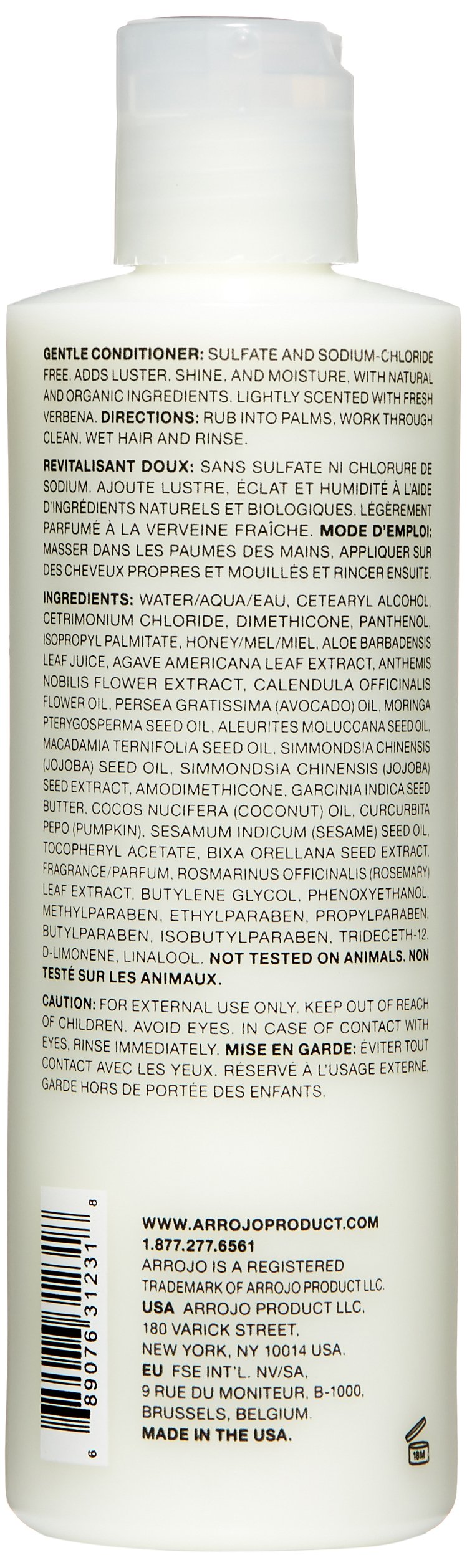 ARROJO Gentle Conditioner, 8.5 Fl oz