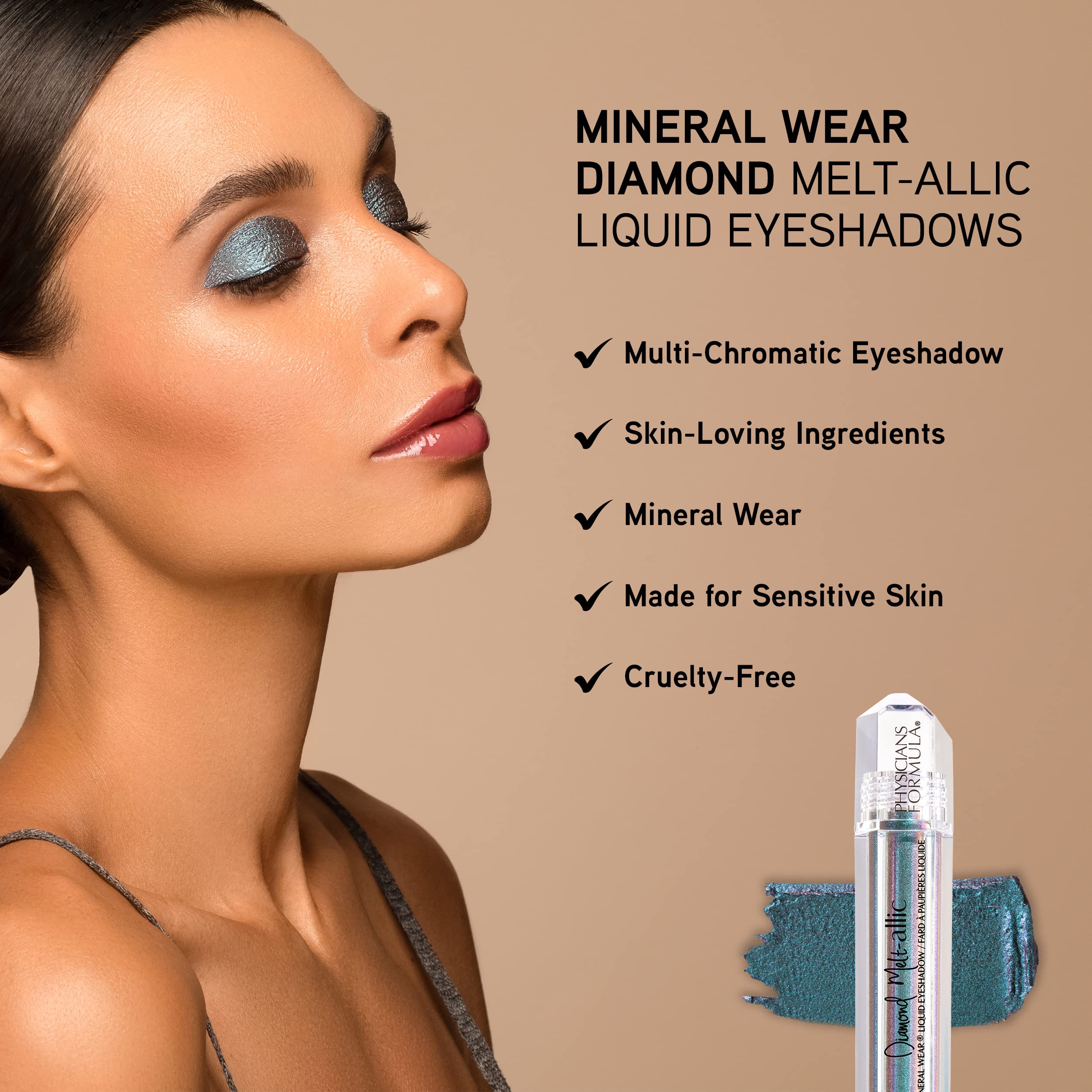Cream Eyeshadow By Physicians Formula Mineral Wear Diamond Metallic Liquid Eyeshadow Shimmer Bronze Brilliance