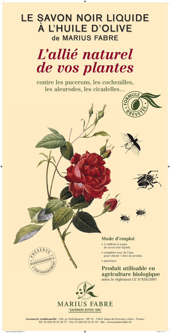 Marius Fabre Olive Oil Multipurpose Black Soap