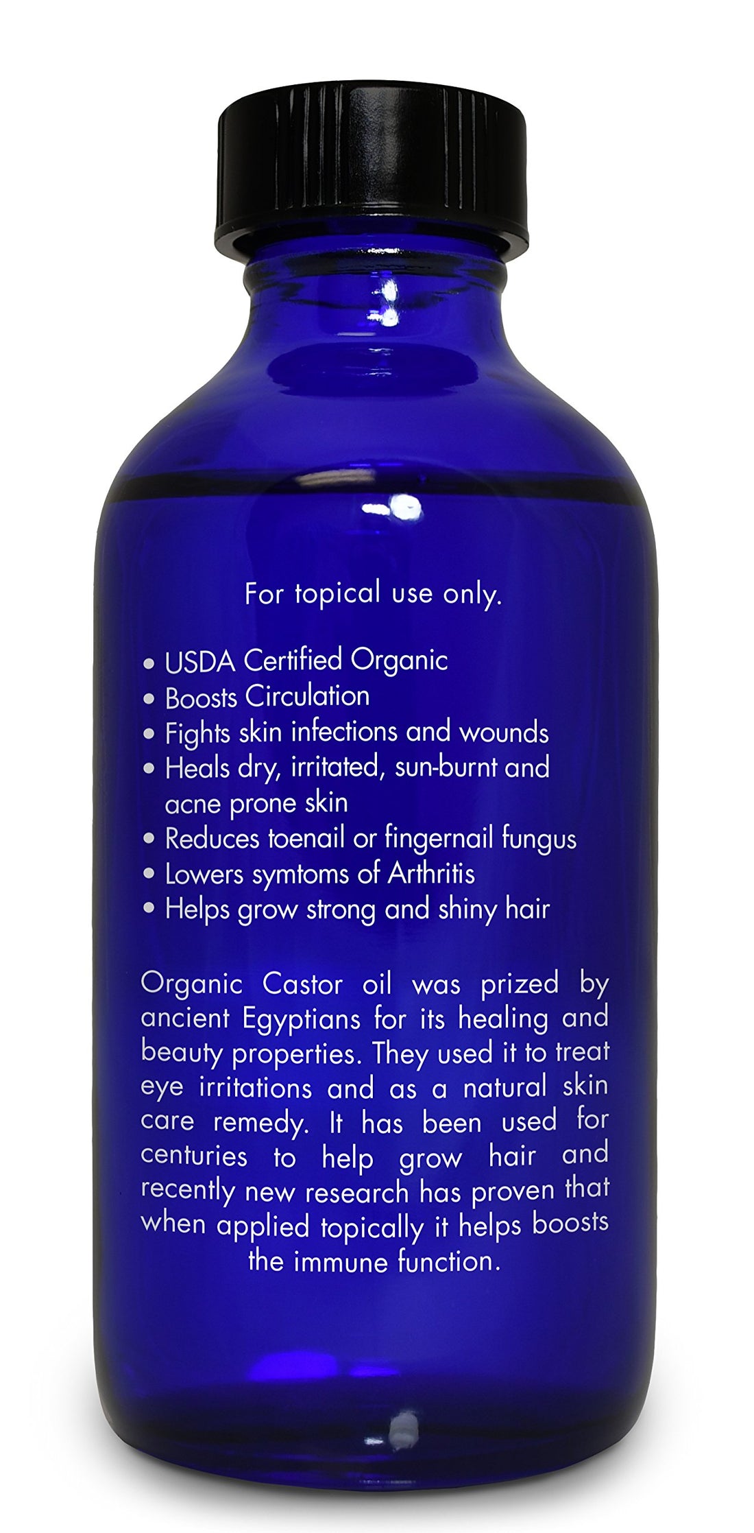 Organic, Castor Oil, Therapeutic Grade, for Constipation – 100% Pure, Castor Oil, Cold Pressed, Unrefined, in Glass Bottle, for Face, Hair Growth, Eyelashes, by Zongle Therapeutics, 4 OZ