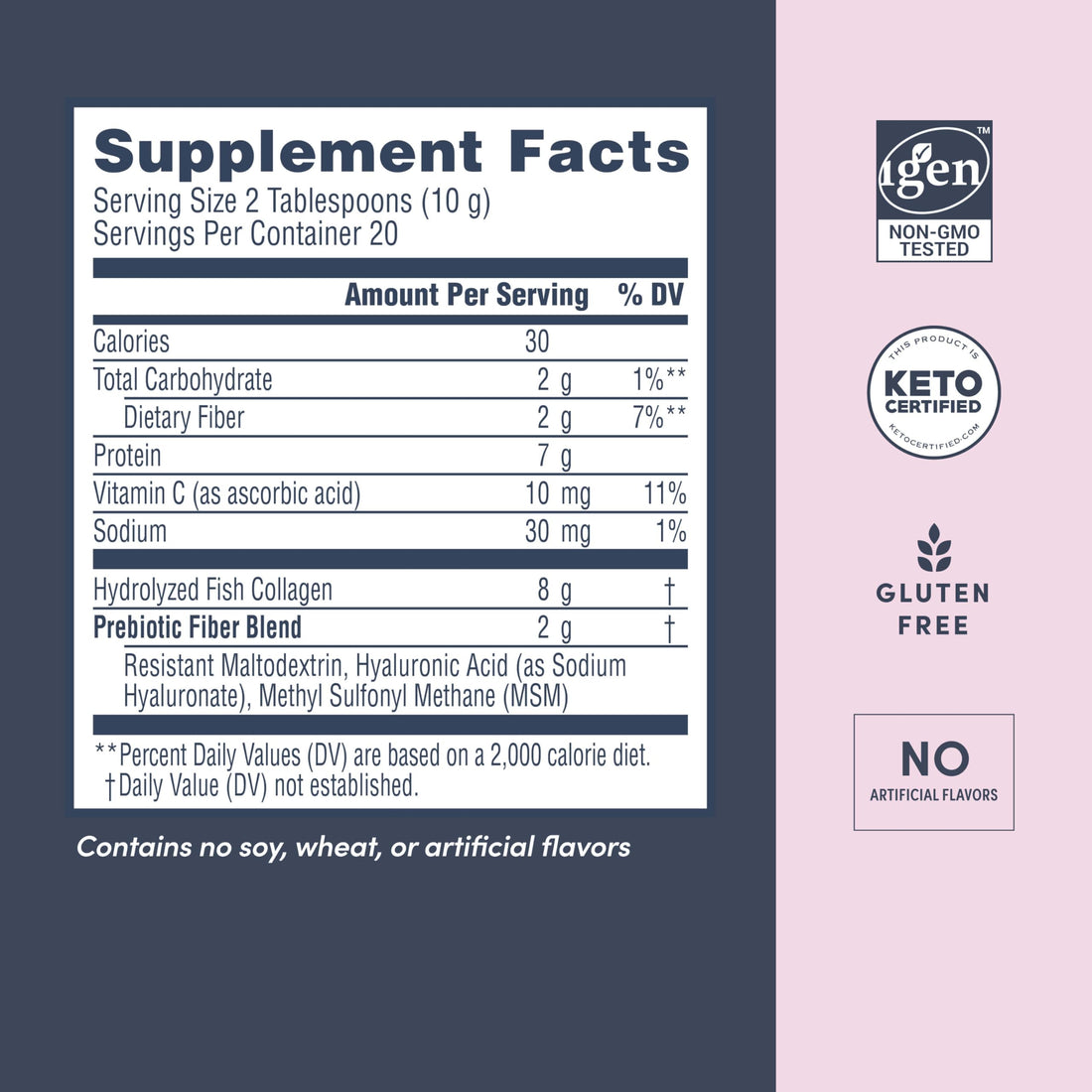 Neocell Marine Collagen with Hyaluronic Acid, MSM and Vitamin C, Keto Collagen Supplements, for Skin Care and Joint Health, Unflavored, Powder, 7 oz, 1 Canister