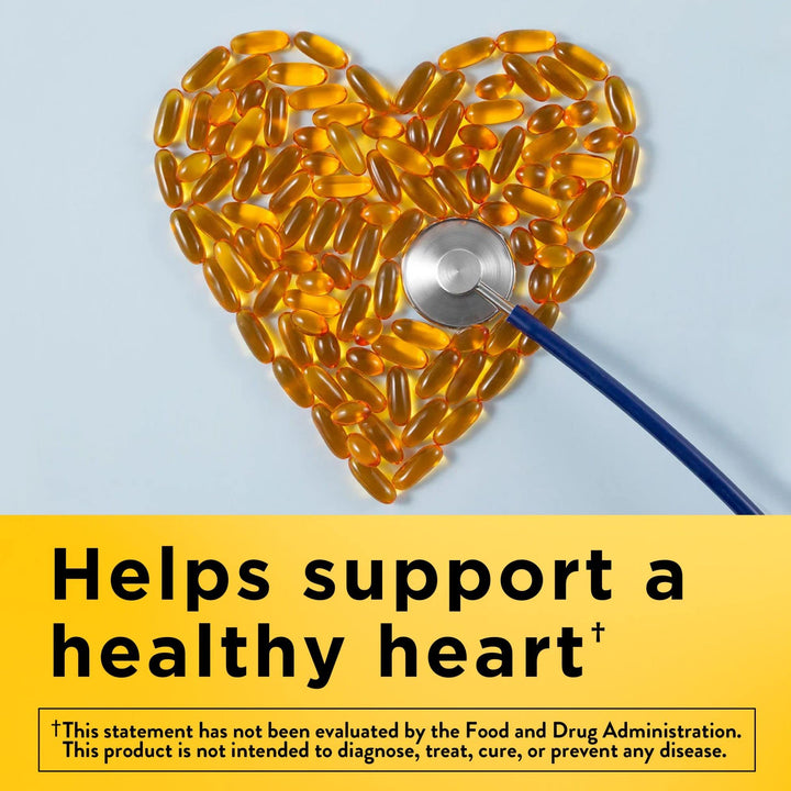 Nature Made Fish Oil 1000 mg Softgels, Fish Oil Supplements, Omega 3 Fish Oil for Healthy Heart Support, Omega 3 Supplement with 90 Softgels, 45 Day Supply