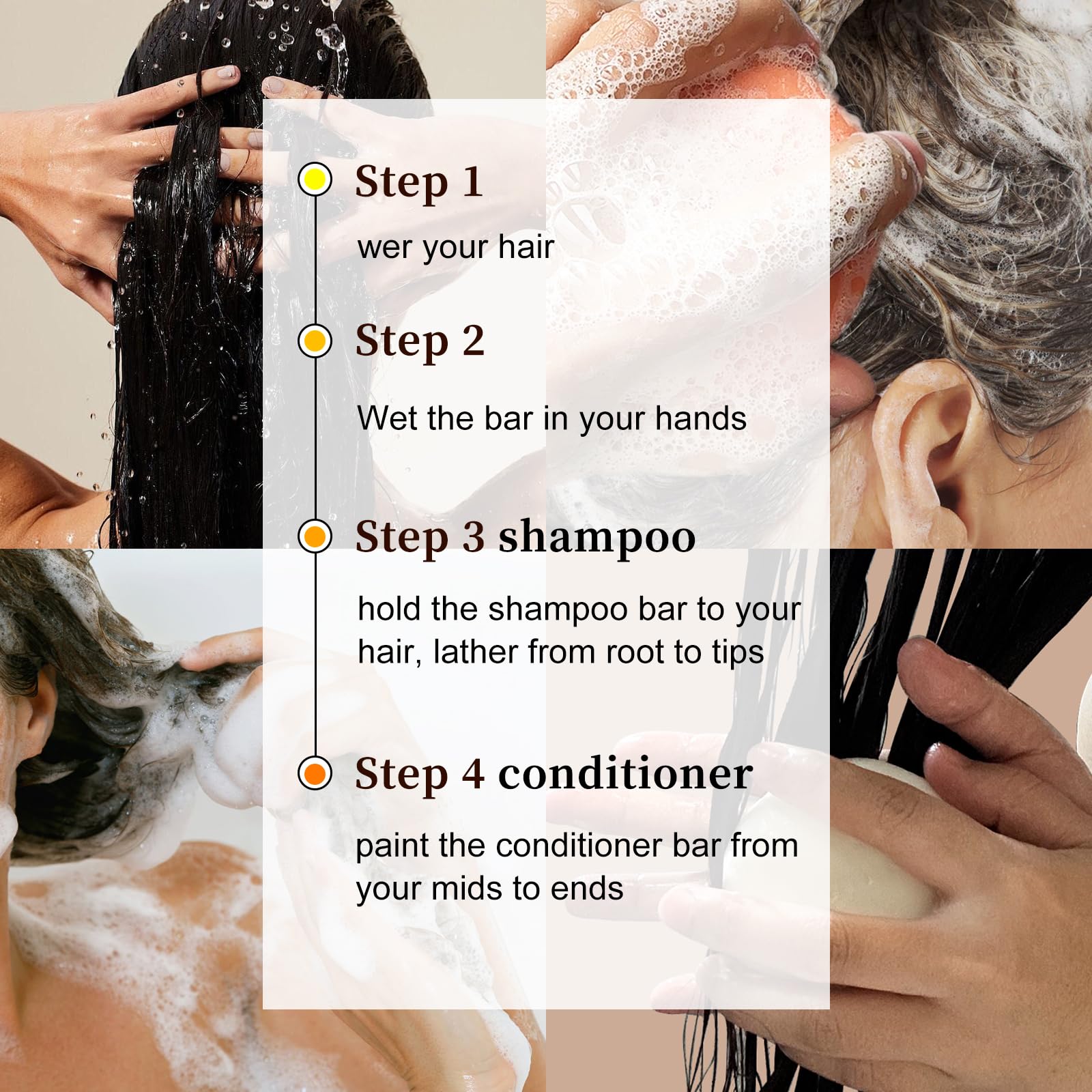 SAPHUS Argan Oil Bar Shampoo and Conditioner Set for Strengthening, Cleansing & Moisturizing Dry & Curly Hair,Travel Size, Zero Waste, 2pc Set