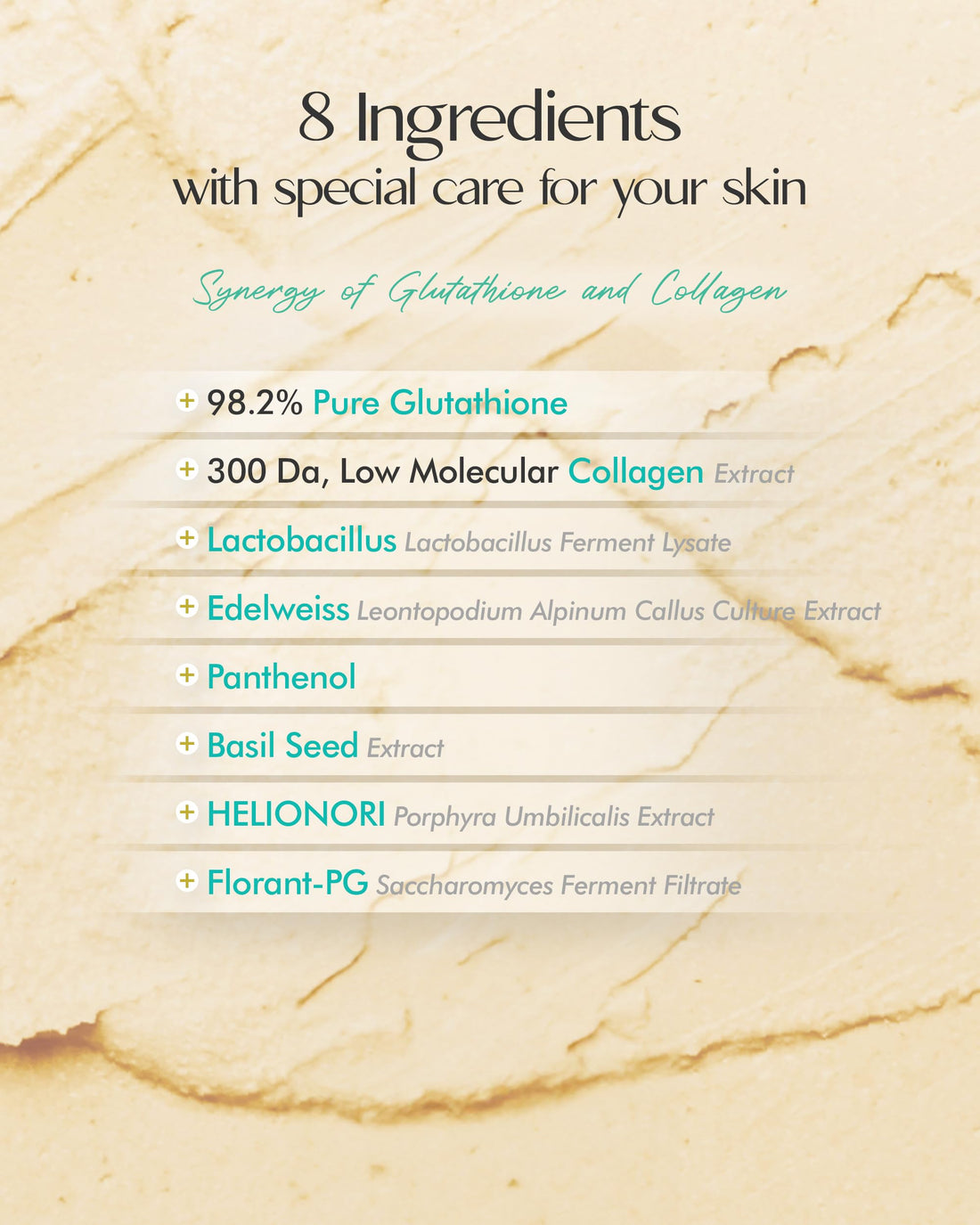 FROM THE SKIN Glutathione Collagen Miracle Balm – SPF 50+ Anti-Wrinkle Sunscreen Stick for Radiant and Youthful Skin - Pore Covering Silky Finish Sunblock Stick, 0.59oz.