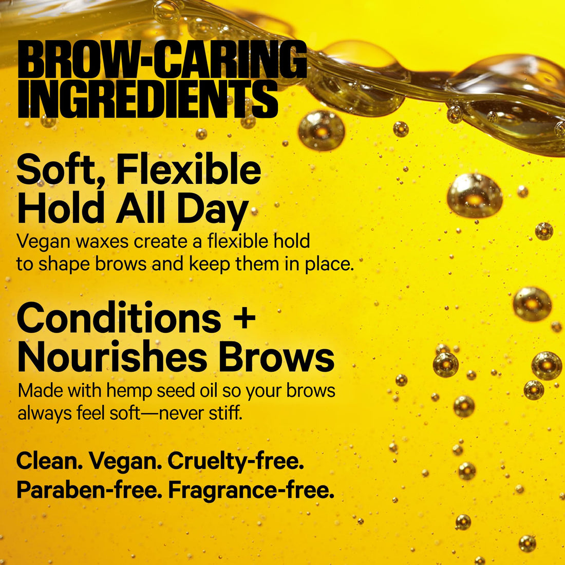 Milk Makeup KUSH Fiber Brow Gel – Tinted Gel Fluffs, Fills + Holds Eyebrows for a Fuller, Natural Look – Conditioning, Vegan Formula – Herb (Medium Brown), 0.15 oz