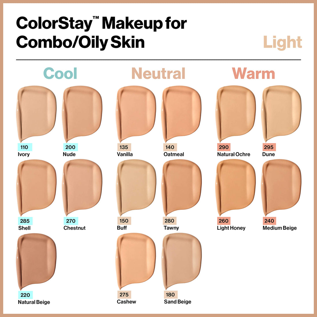 Revlon Colorstay Foundation for Combination/Oily Skin, Rich Ginger
