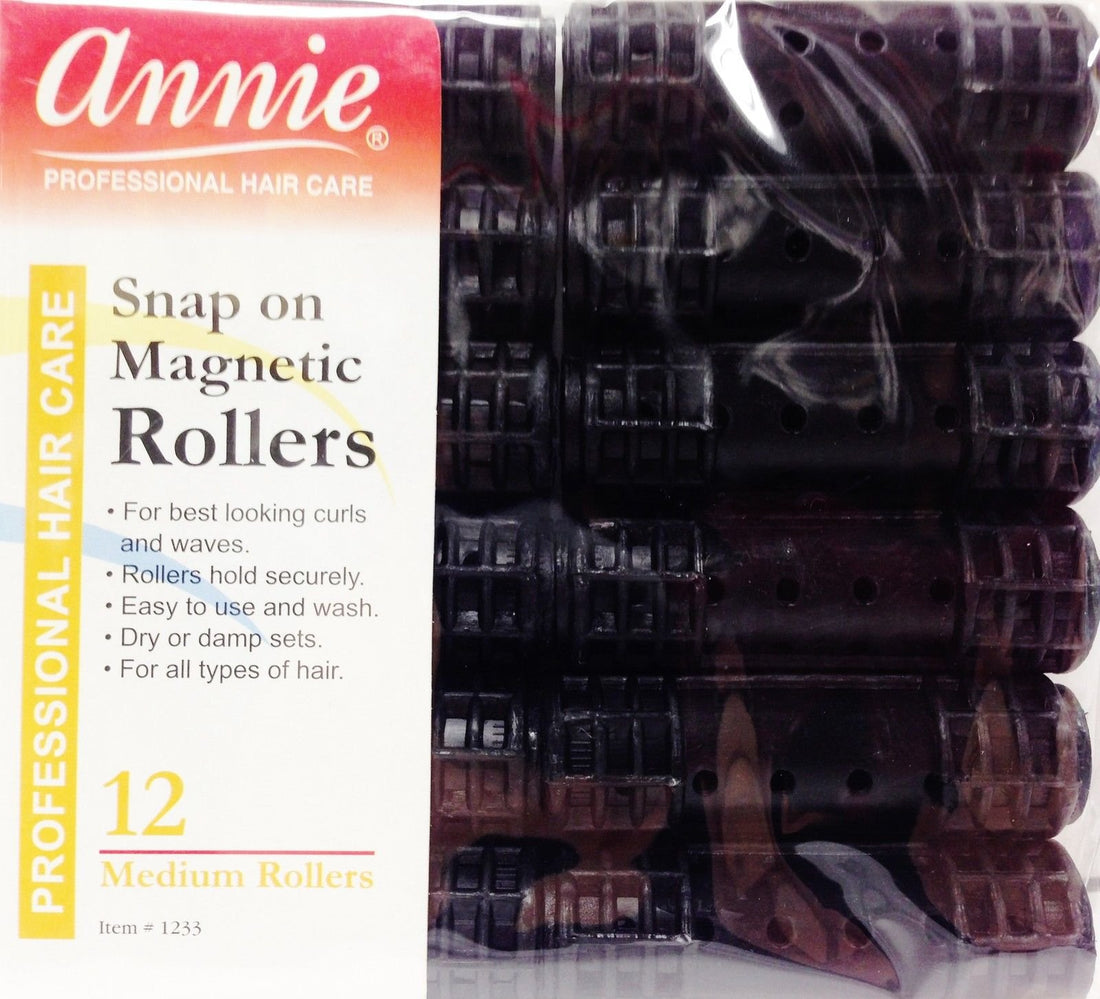 snap on magnetic roller, 3/4 inch diameter by Annie