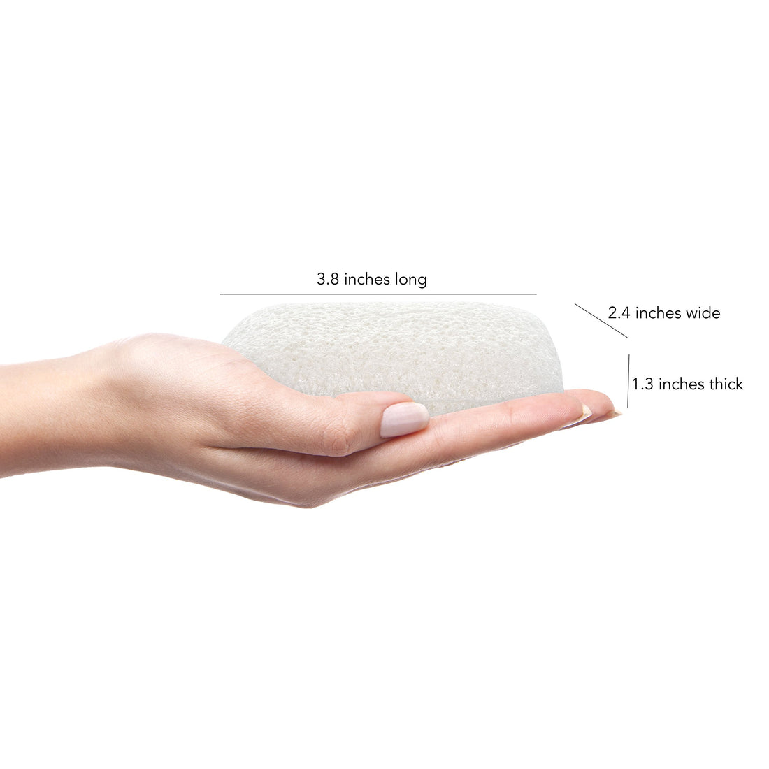 MY Konjac Sponge | 100% All Natural Pure Baby Bath Sponge. Extra Soft & Gentle. Hypoallergenic and Completely Free of Fragrance, Coloring, Additives, Sulfates, Parabens, Phthalates & Petroleum