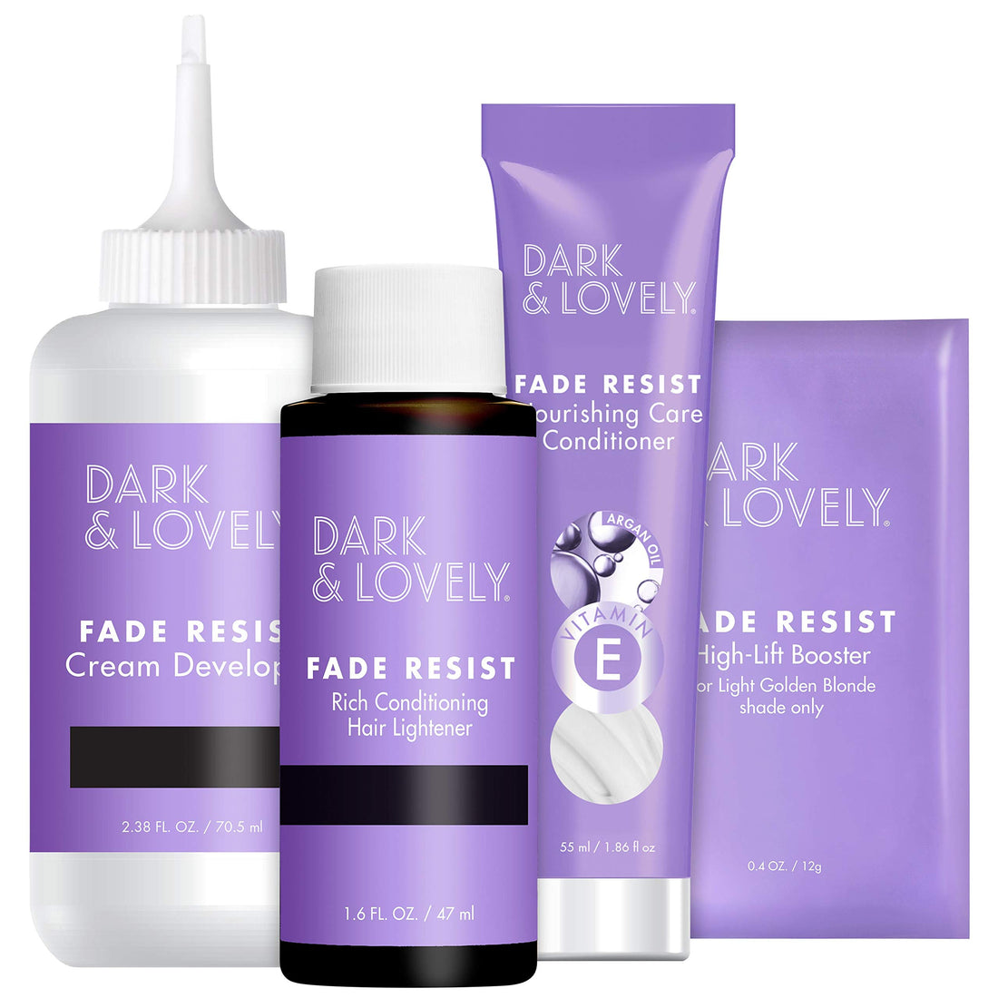 SoftSheen-Carson Dark and Lovely Fade Resist Rich Conditioning Hair Color, Permanent Hair Color, Up To 100 percent Gray Coverage, Brilliant Shine with Argan Oil and Vitamin E, Light Golden Blonde