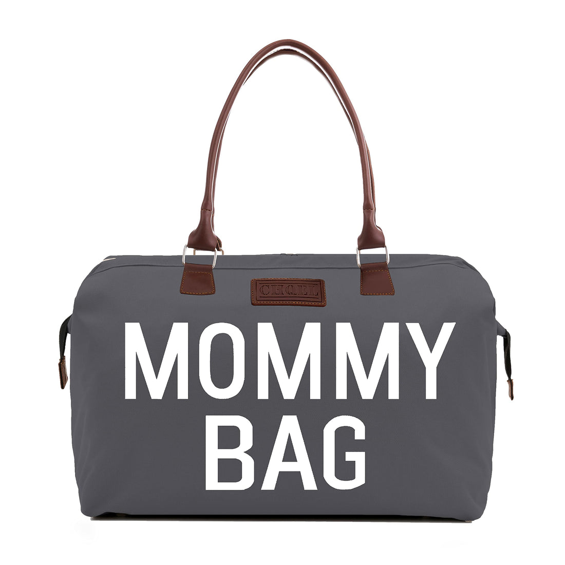 CHQEL Baby Diaper Bag, Mommy Bags for Hospital & Functional Large Diaper Travel Bag for Baby Care (Grey)