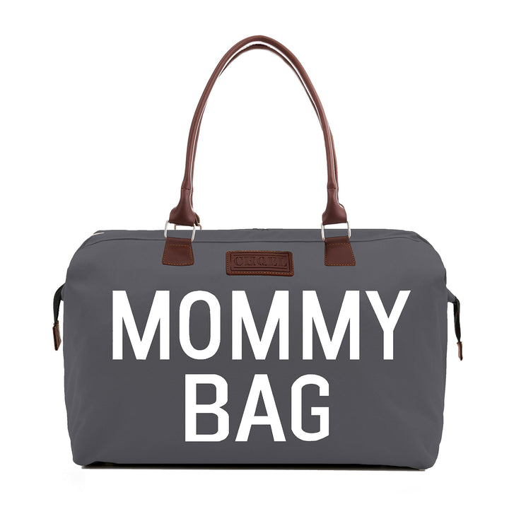 CHQEL Baby Diaper Bag, Mommy Bags for Hospital & Functional Large Diaper Travel Bag for Baby Care (Grey)